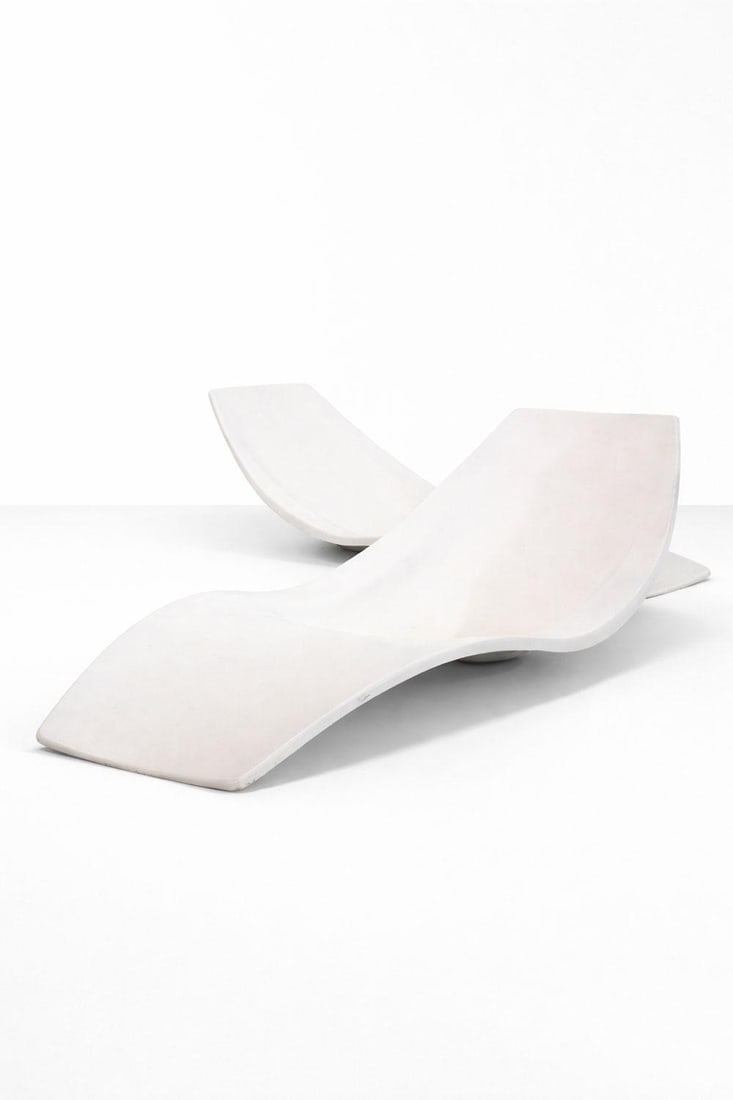 Charles Zublena (1910–1979) Eurolax 1 Pair of lounge chairs Polyester Manufacturer: Les (1 of 3)