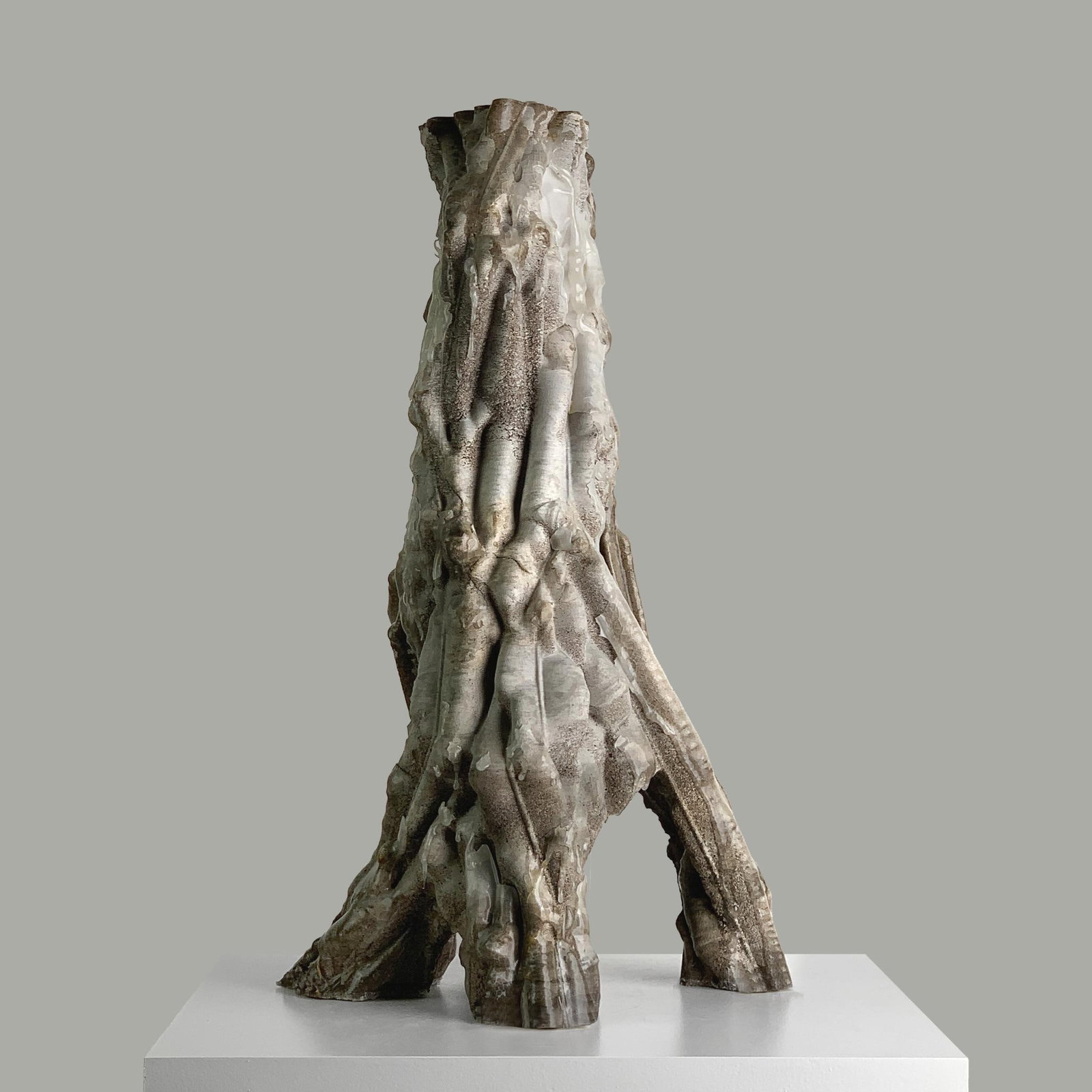 ABSID Multiple Deflate Sculpture Cast concrete Date created: 2022 H50 L23 P22 cm (1 of 4)