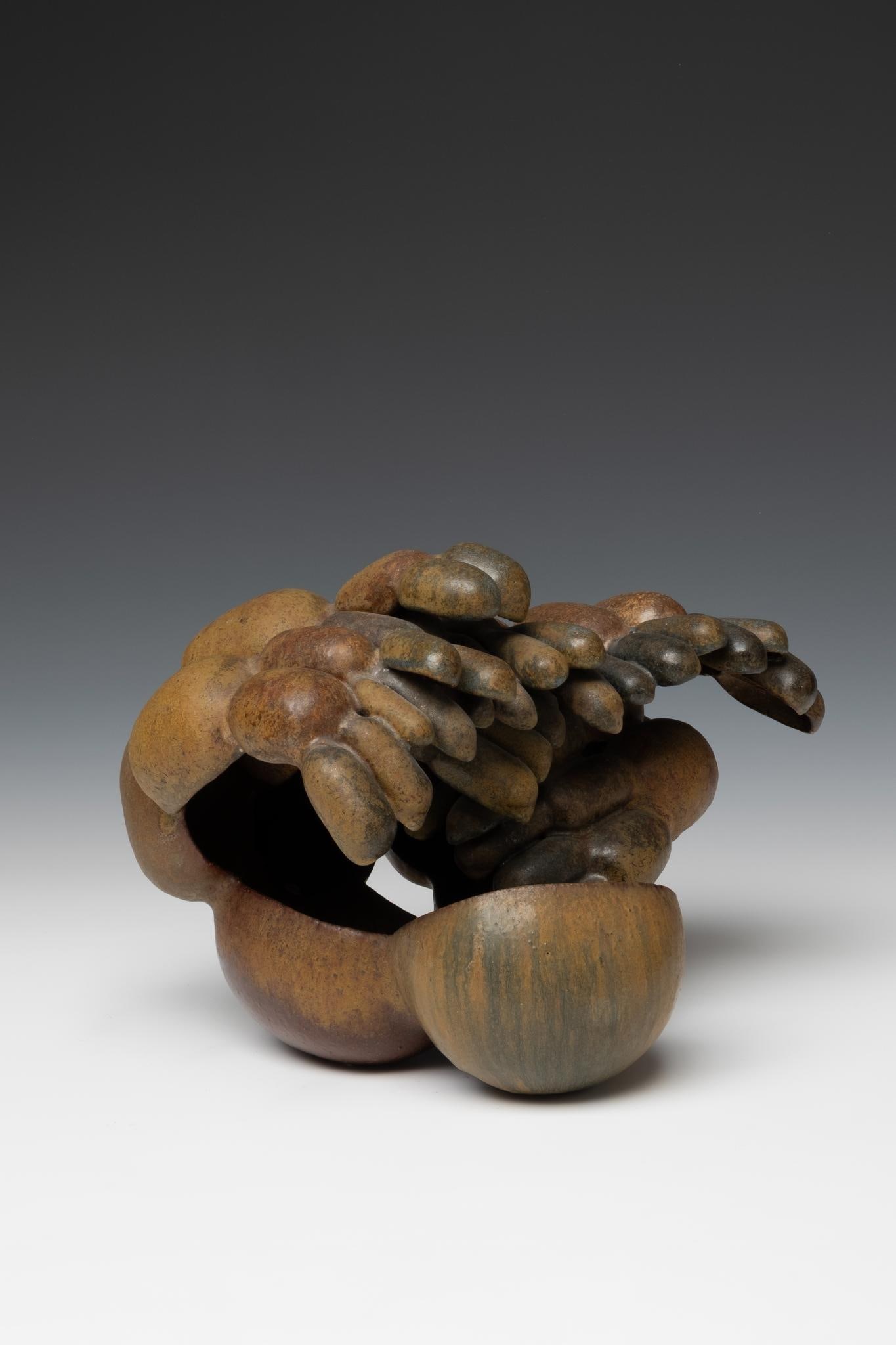 Beate Kuhn (1927–2015) Sculpture Glazed ceramic Date of creation: circa 1970 H25 L33 P28 cm: Beate Kuhn (1927–2015) Sculpture Glazed ceramicDate of creation: circa 1970 H25 L33 P28 cm Born in Düsseldorf in 1927, Beate Kuhn grew up in a family of artists amid the difficult circumstances of 
