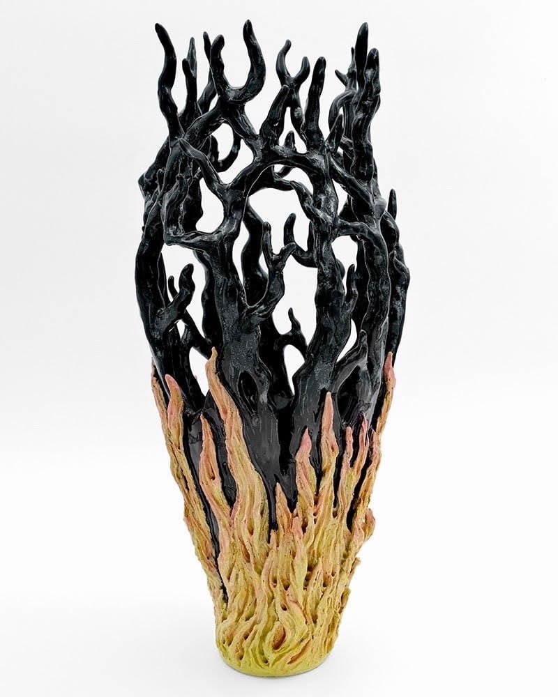 Maria Lindegaard Henningsen (born in 1986) From Ashes Sculpture Hand-formed stoneware and glaze (1 of 1)