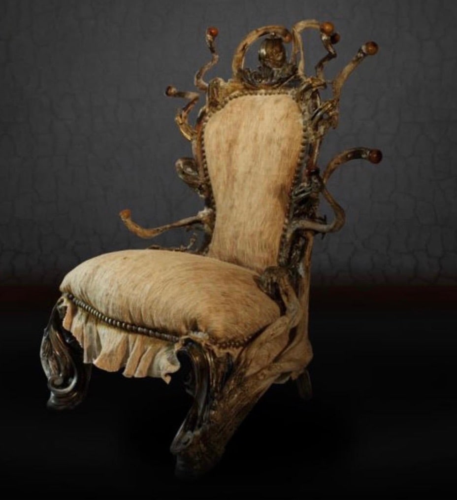 Michel Haillard (born in 1959) Taranis Armchair Liane, Bakelite, and bronze. Date of creation: (1 of 1)