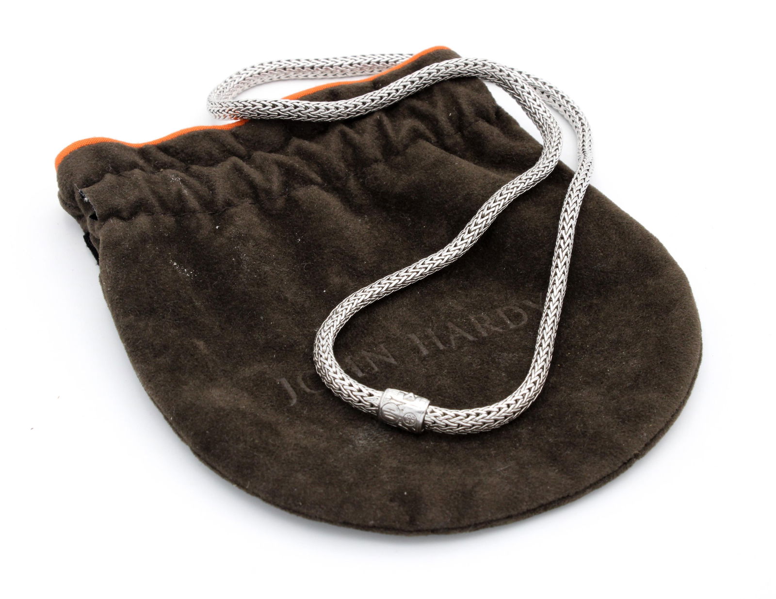 John Hardy Icon Sterling Diamond 5MM Necklace (1 of 4)