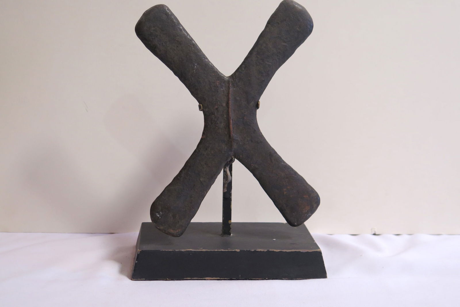 Democratic Republic Congo Katanga Cross Copper Currency (1 of 5)