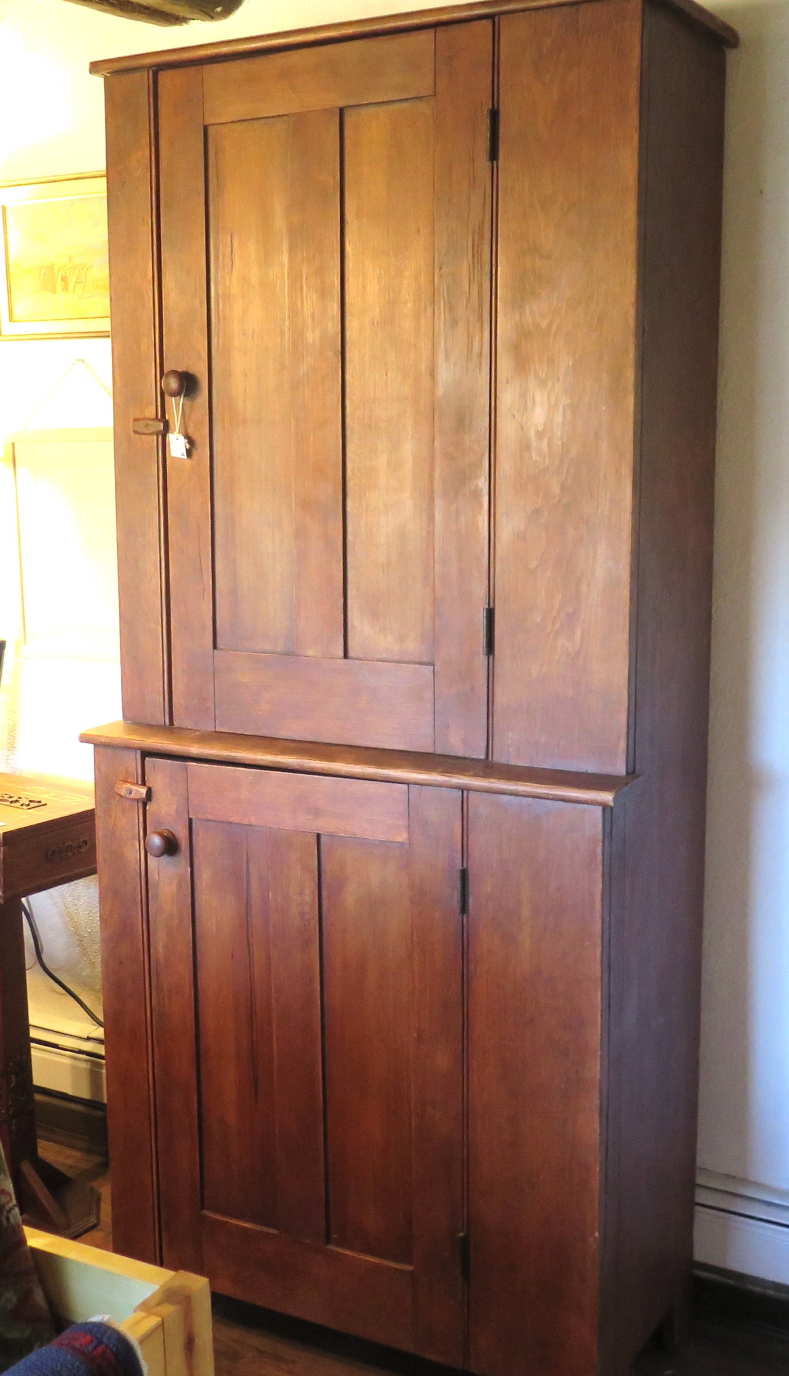 Antique American Stepback Cupboard (1 of 9)