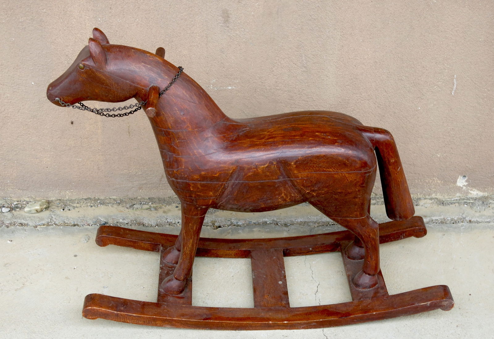 Handmade Walnut Rocking Horse (1 of 8)
