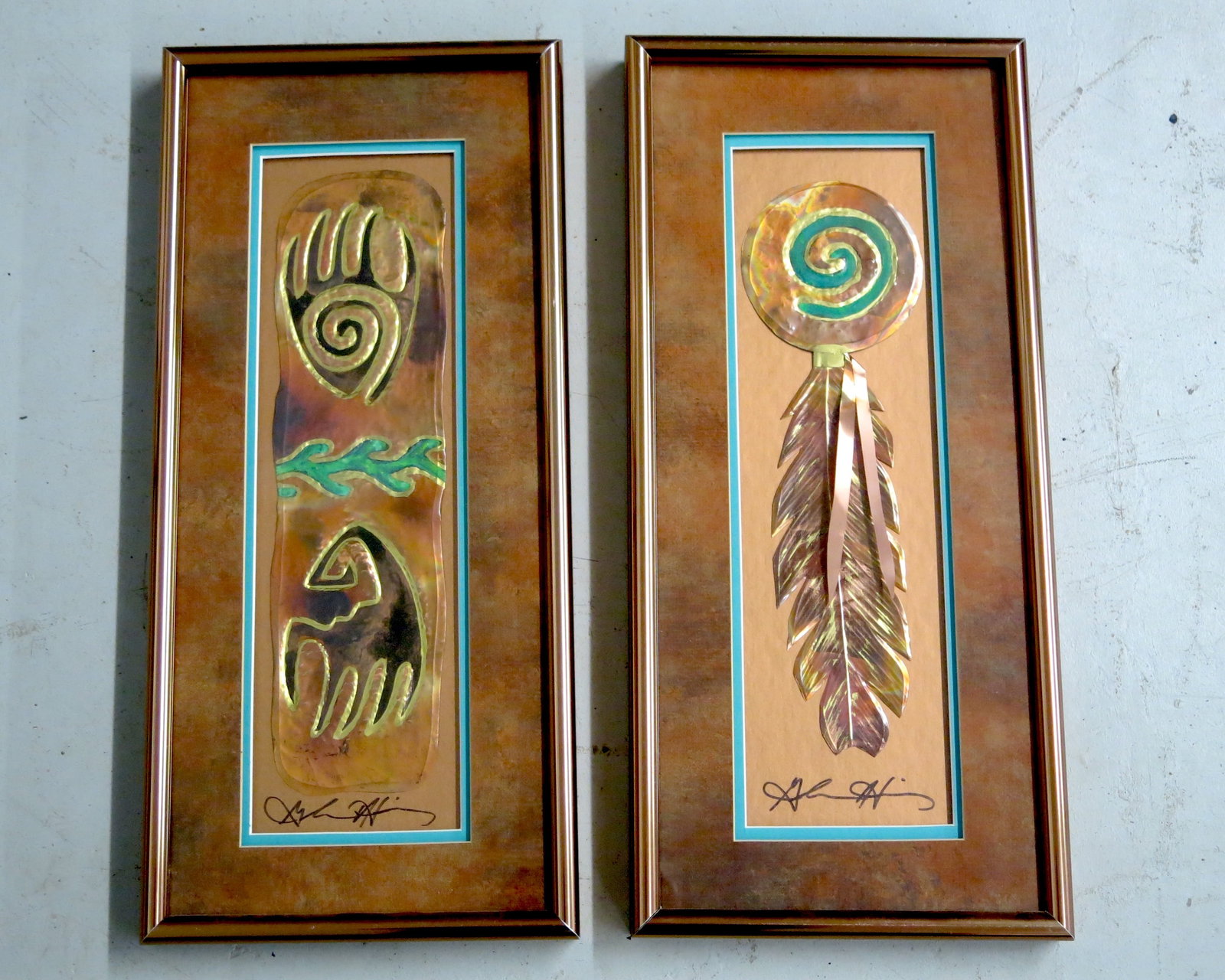 Greg Hinz Copper Southwest Art Pair (1 of 6)