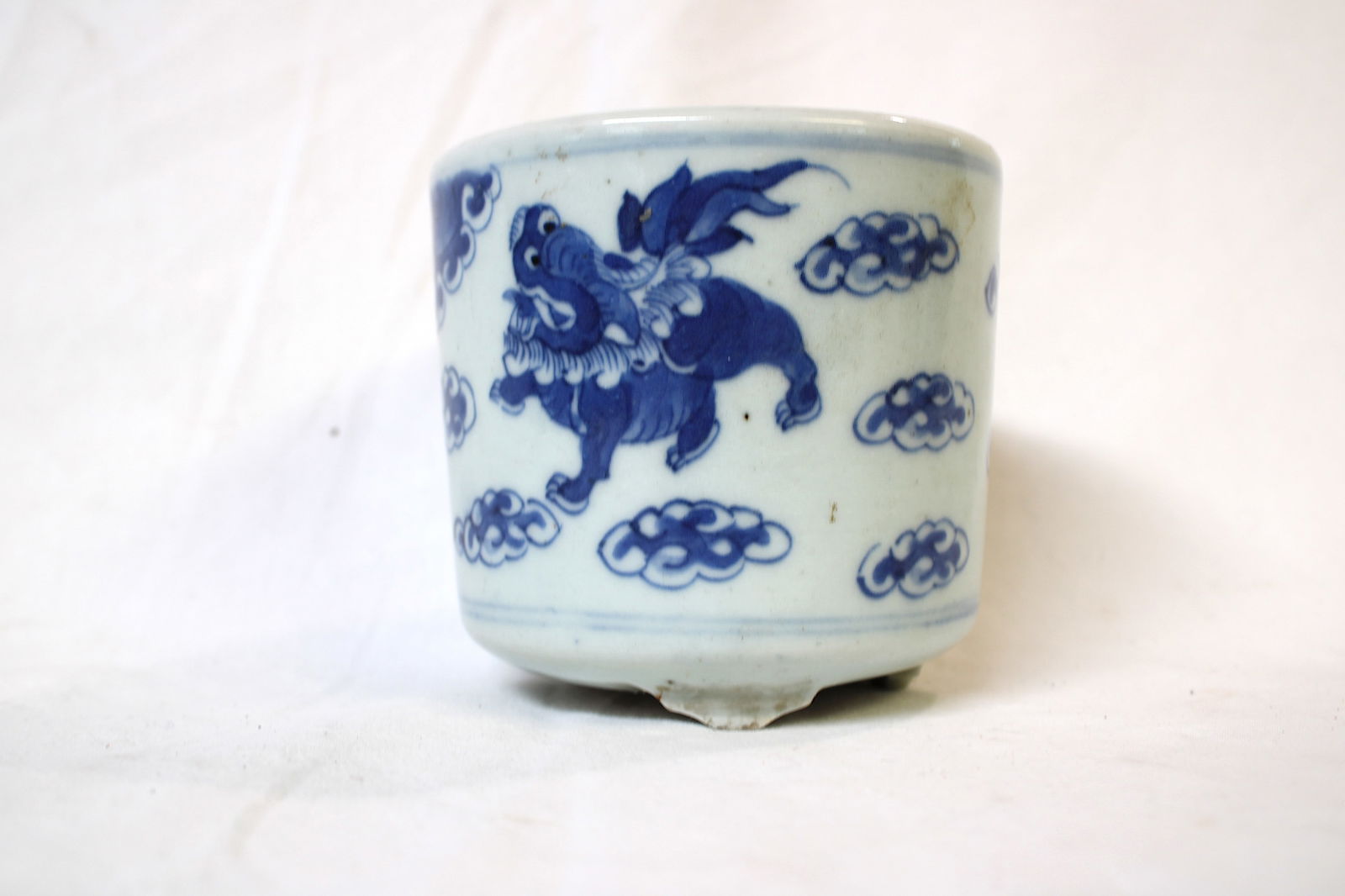 Chinese Blue and White Porcelain Qilin Censer (1 of 7)
