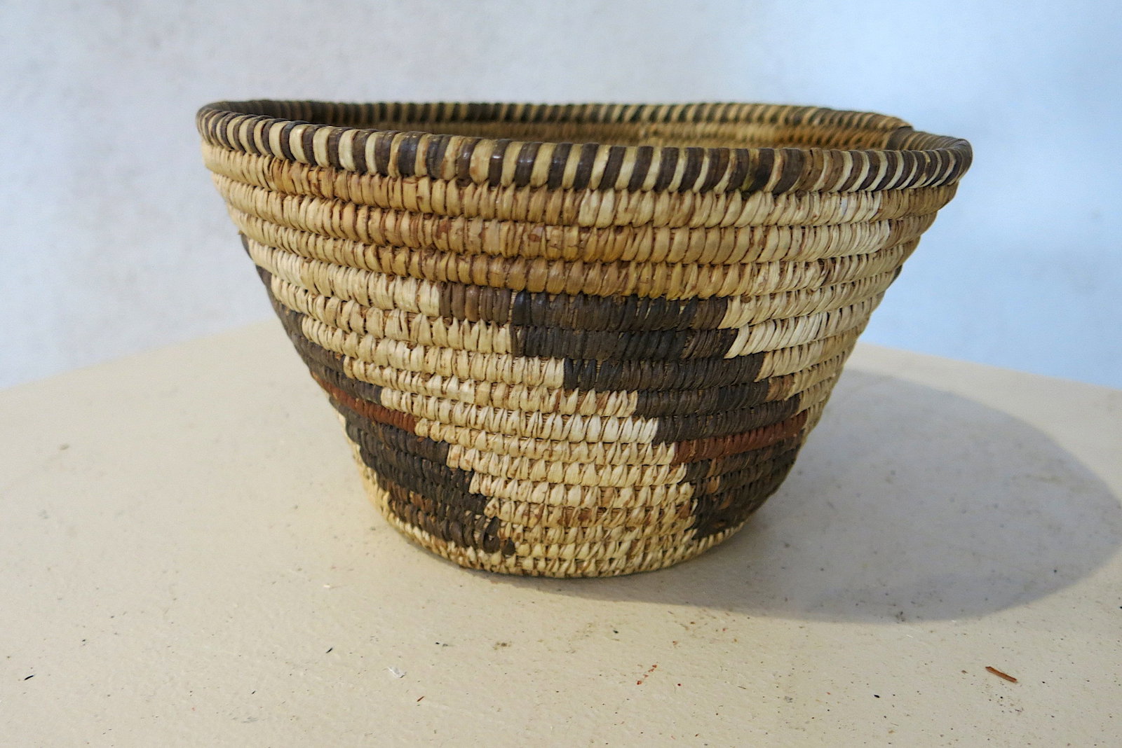 Brown/Cream/Tan Seri Indian Basket (1 of 5)