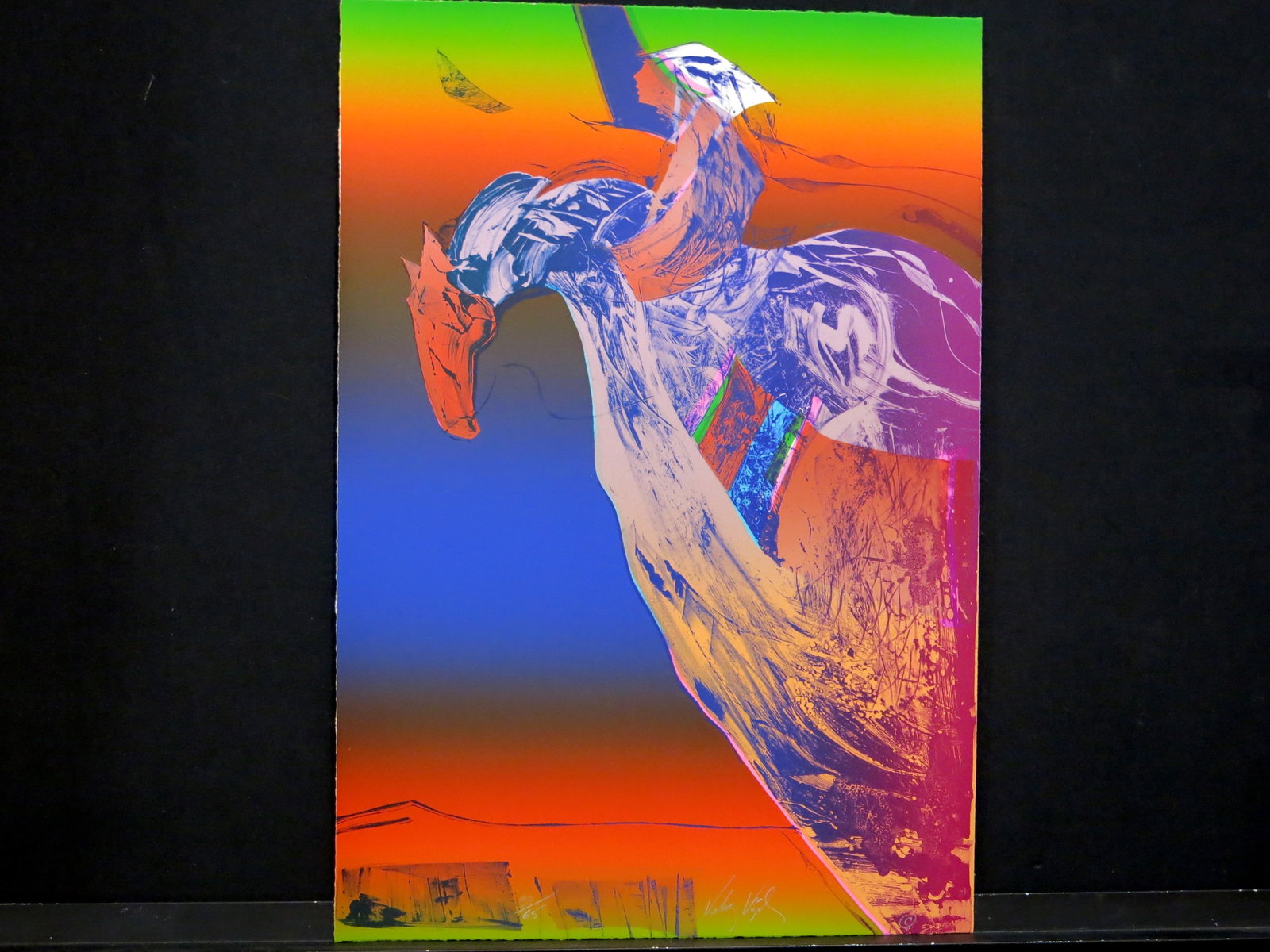 Wind Spirit Wind: Prisma pencil signed lower right, edition lower left