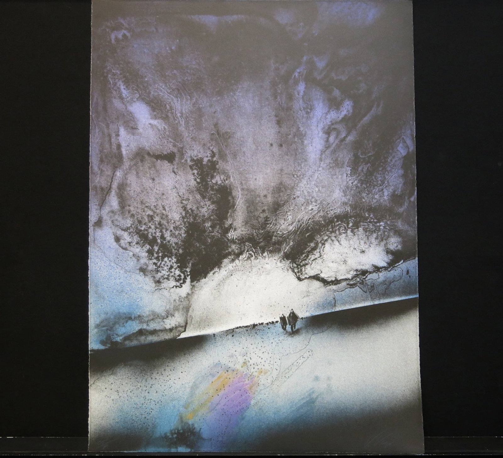 Rain Cloud: Lithograph signed lower right edition lower left