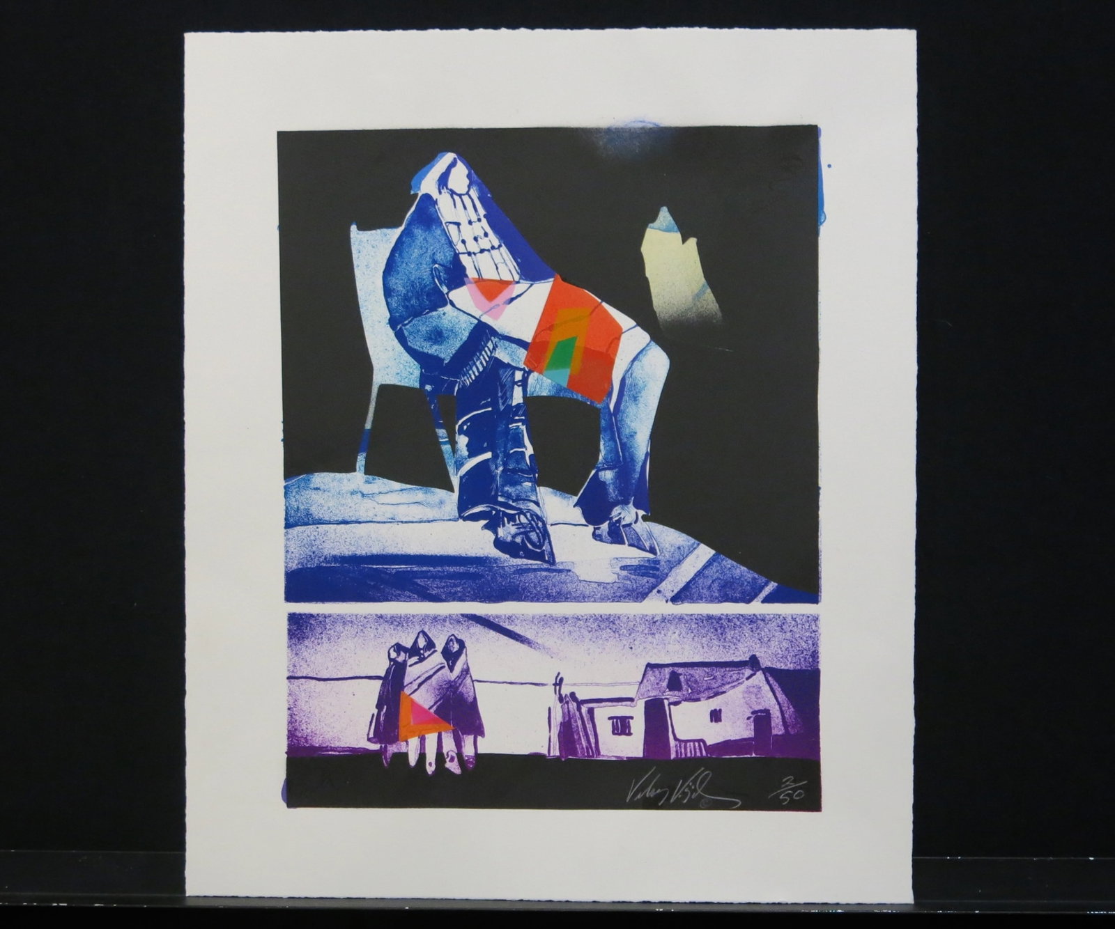 Evening Star: Lithograph signed with edition lower right