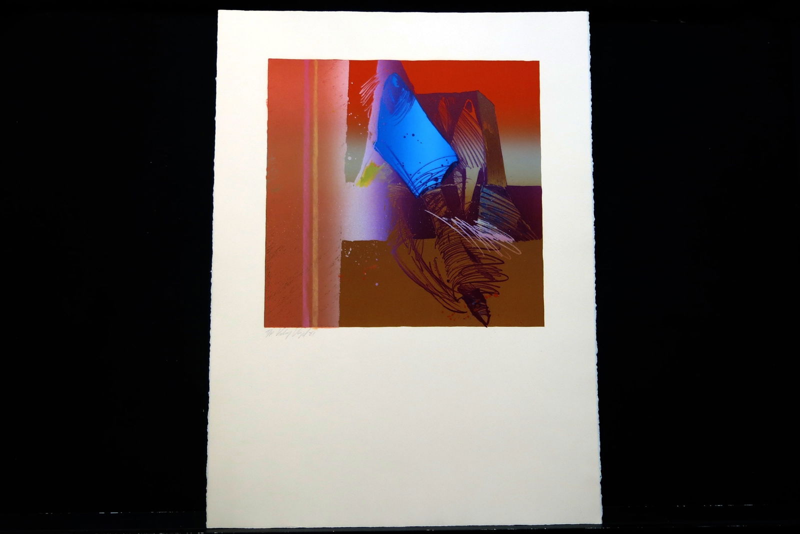 Pueblo Dance: Lithograph signed and edition lower left