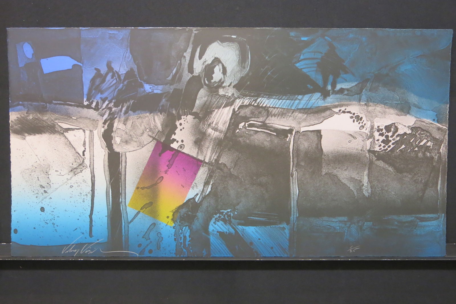 Voices: Lithograph signed lower left edition lower right