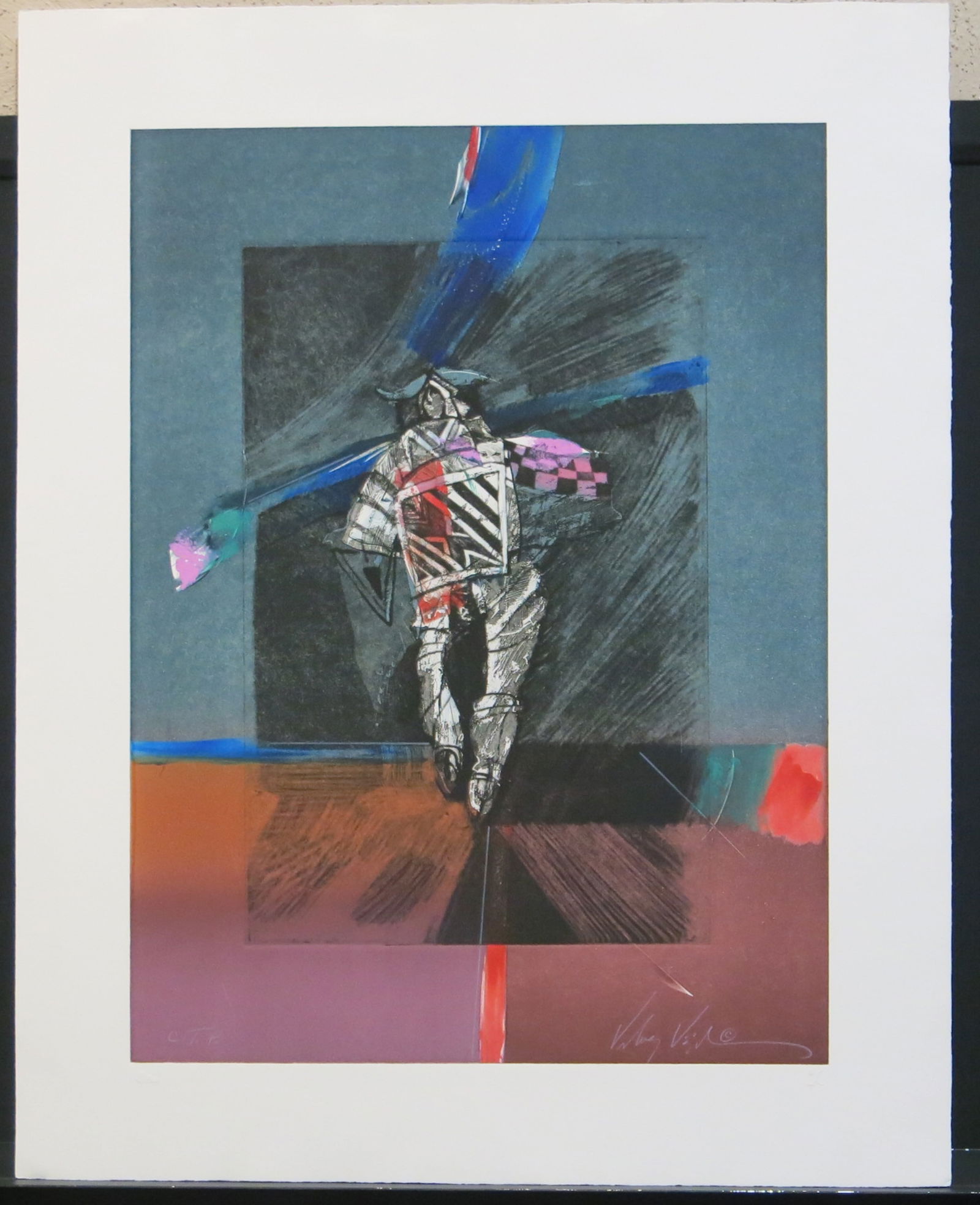 First Candle: Lithograph signed lower right edition lower left