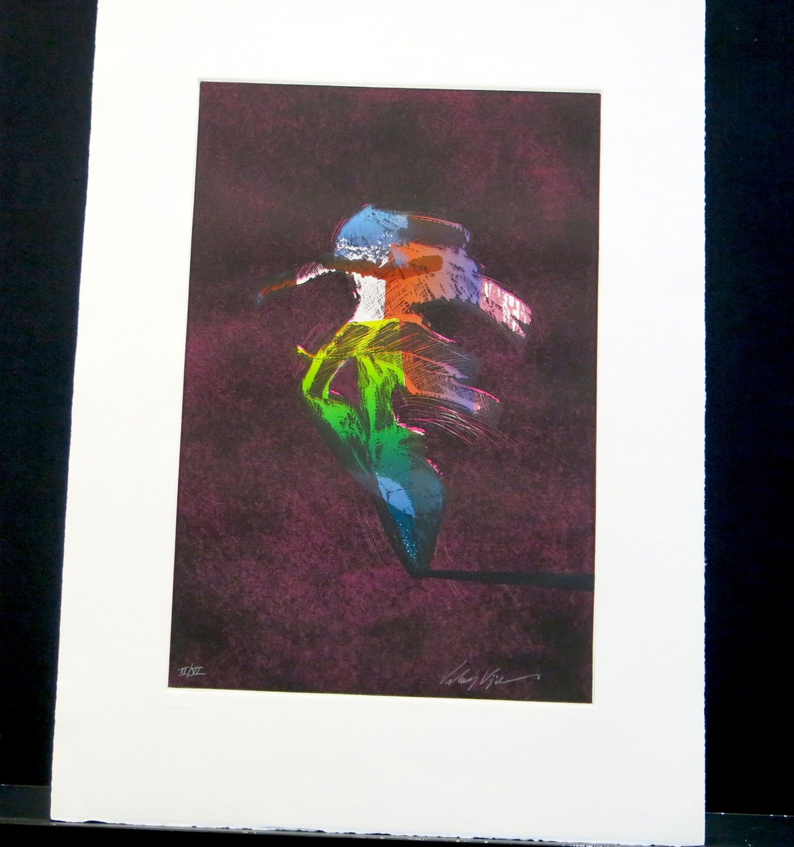 Dancer: Lithograph signed lower right numbered lower left