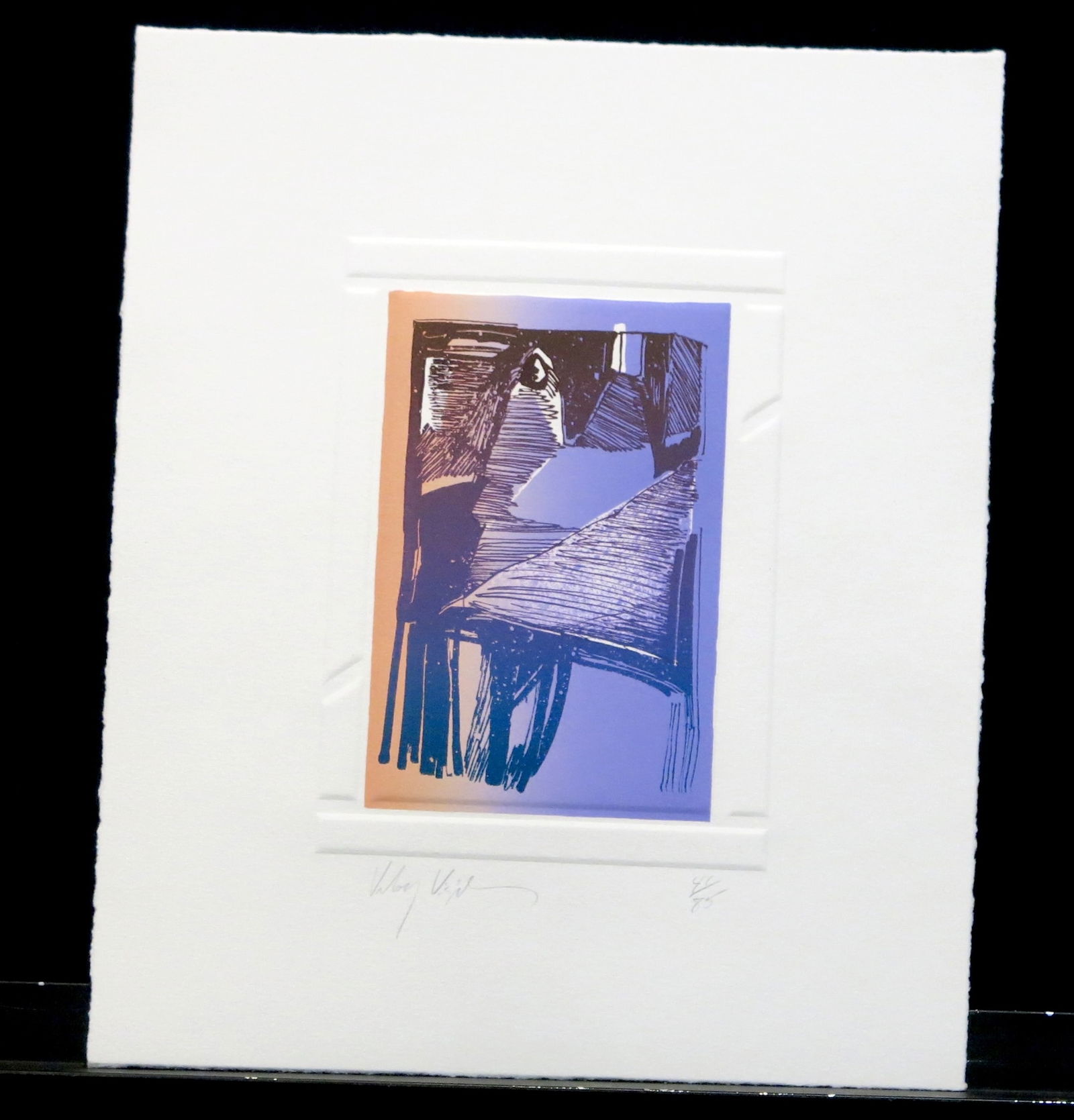 Kiva: Lithograph signed lower left numbered lower right