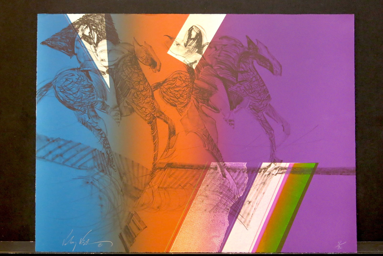 Fossil: Lithograph signed lower left numbered lower right