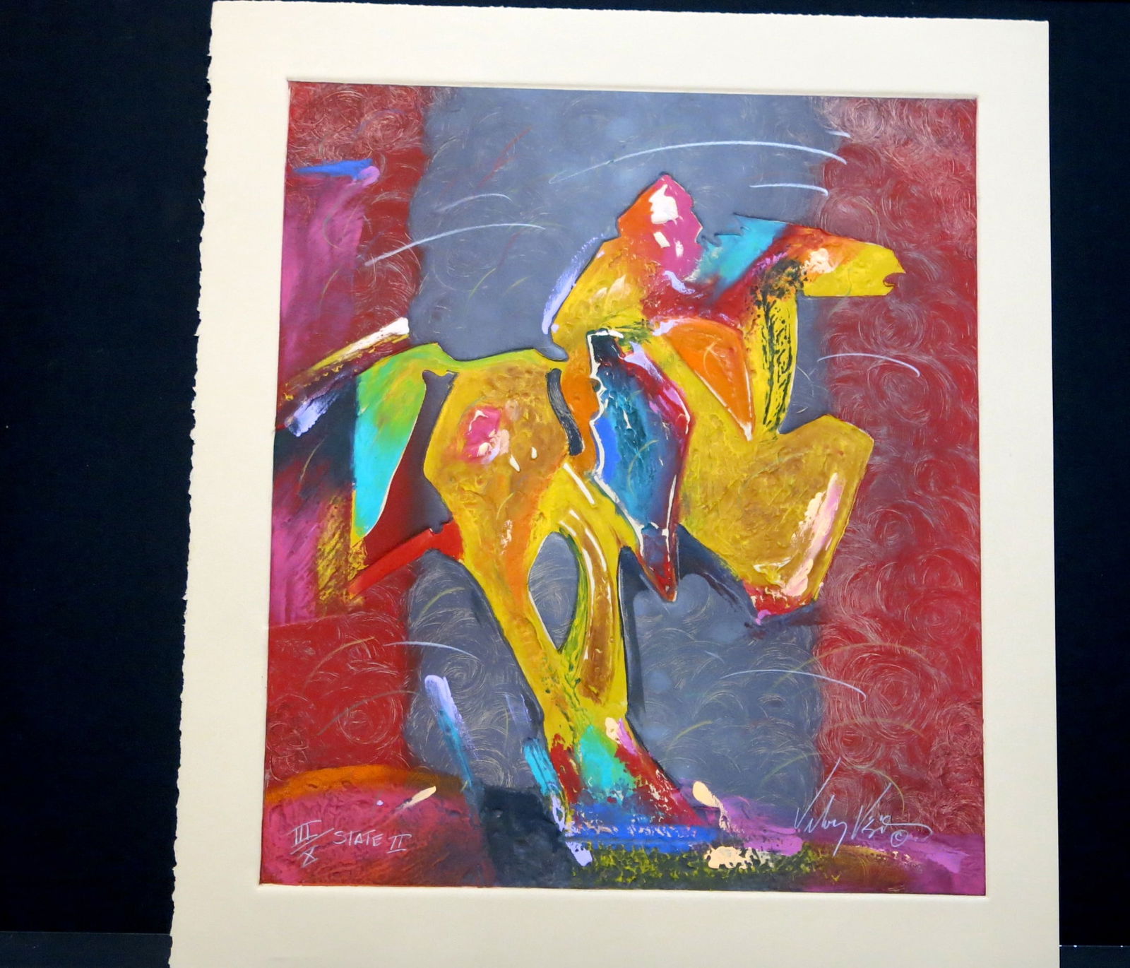 Mosaic State II: Collograph III/V