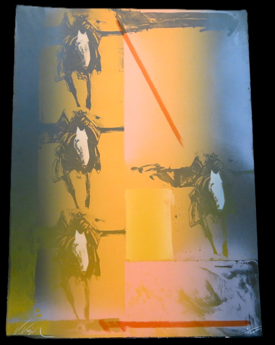 Sun Dog: Lithograph signed lower left CTP lower right