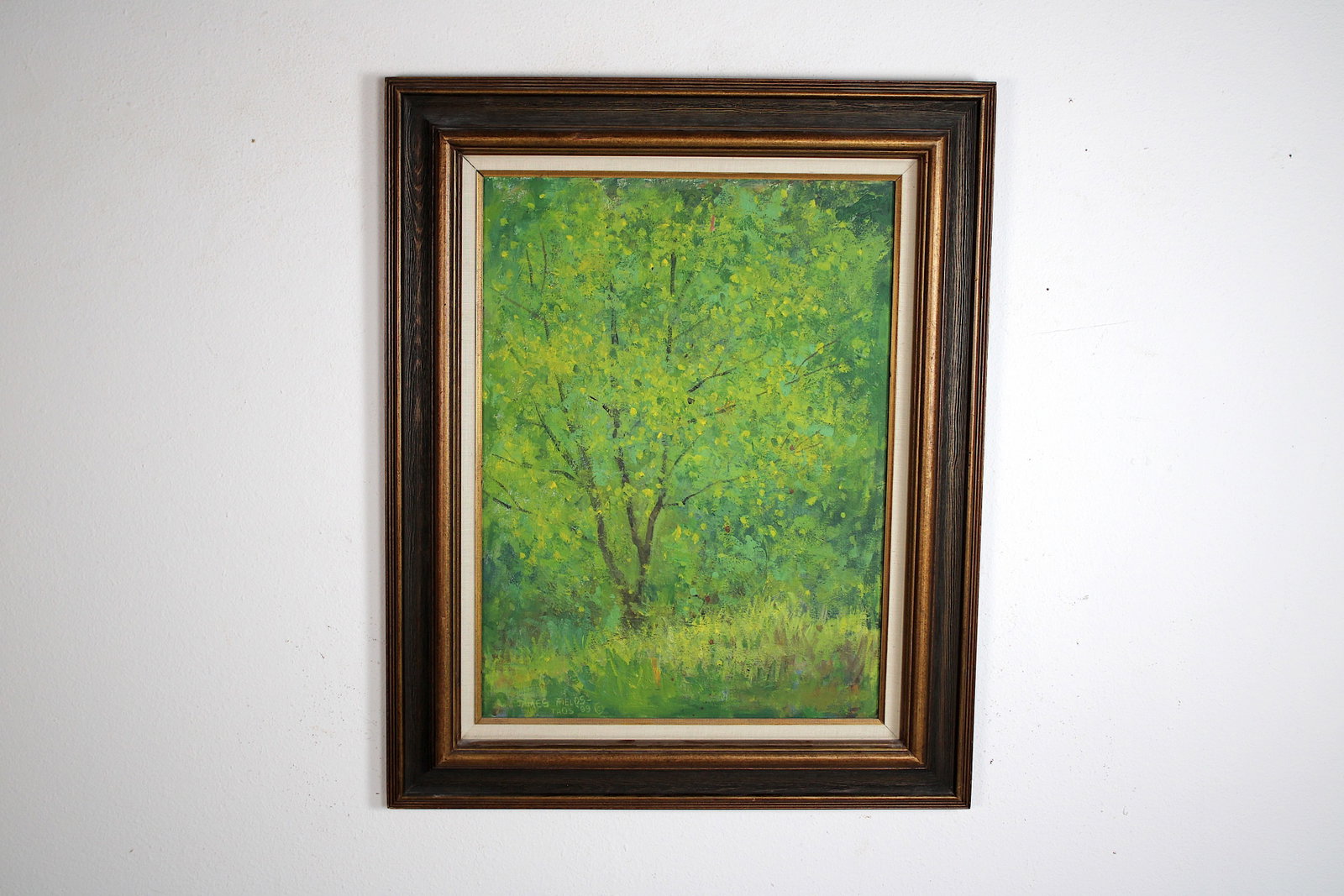 James FIELDS (American) Original Acrylic on Canvas, Signed Lower Left, "Fall Scene" (1 of 3)