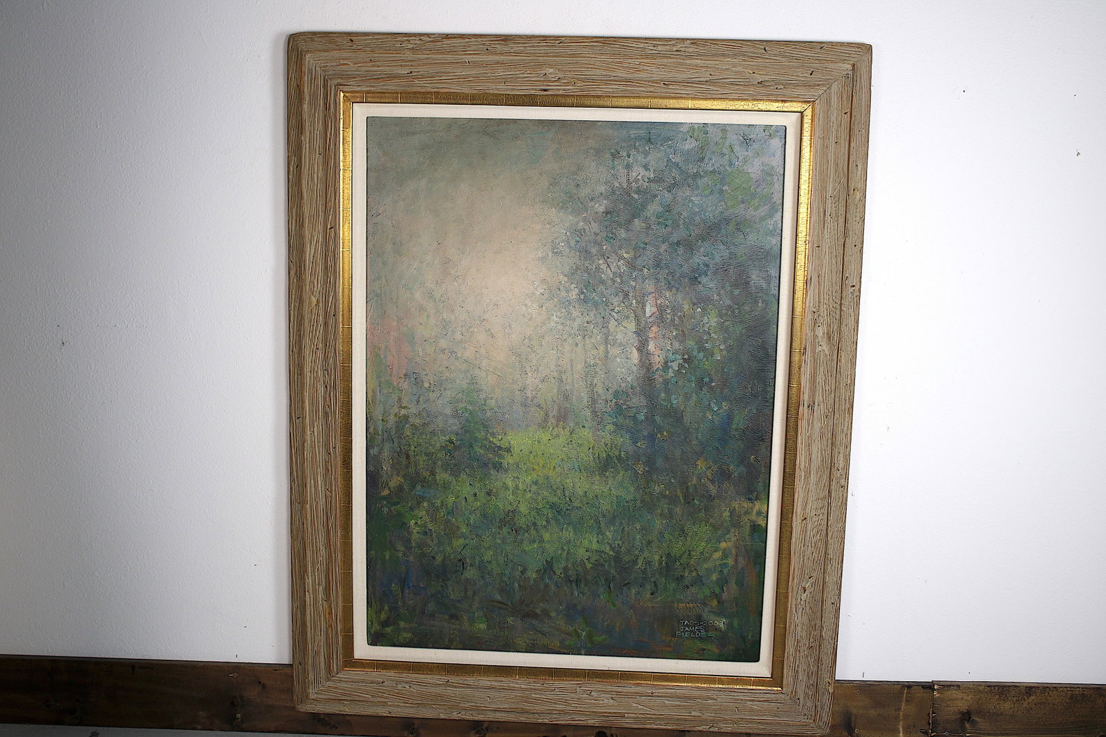 James FIELDS (American) Original Acrylic on Board, Signed Lower Right, "Solemn Morning": Original acrylic on board by James Fields. Measures 30x40 inches. Exquisitely Framed. Category: Western Landscape Painting, High Desert Landscape Art, New Mexico Skies, Southwestern Fine Art, Listed A