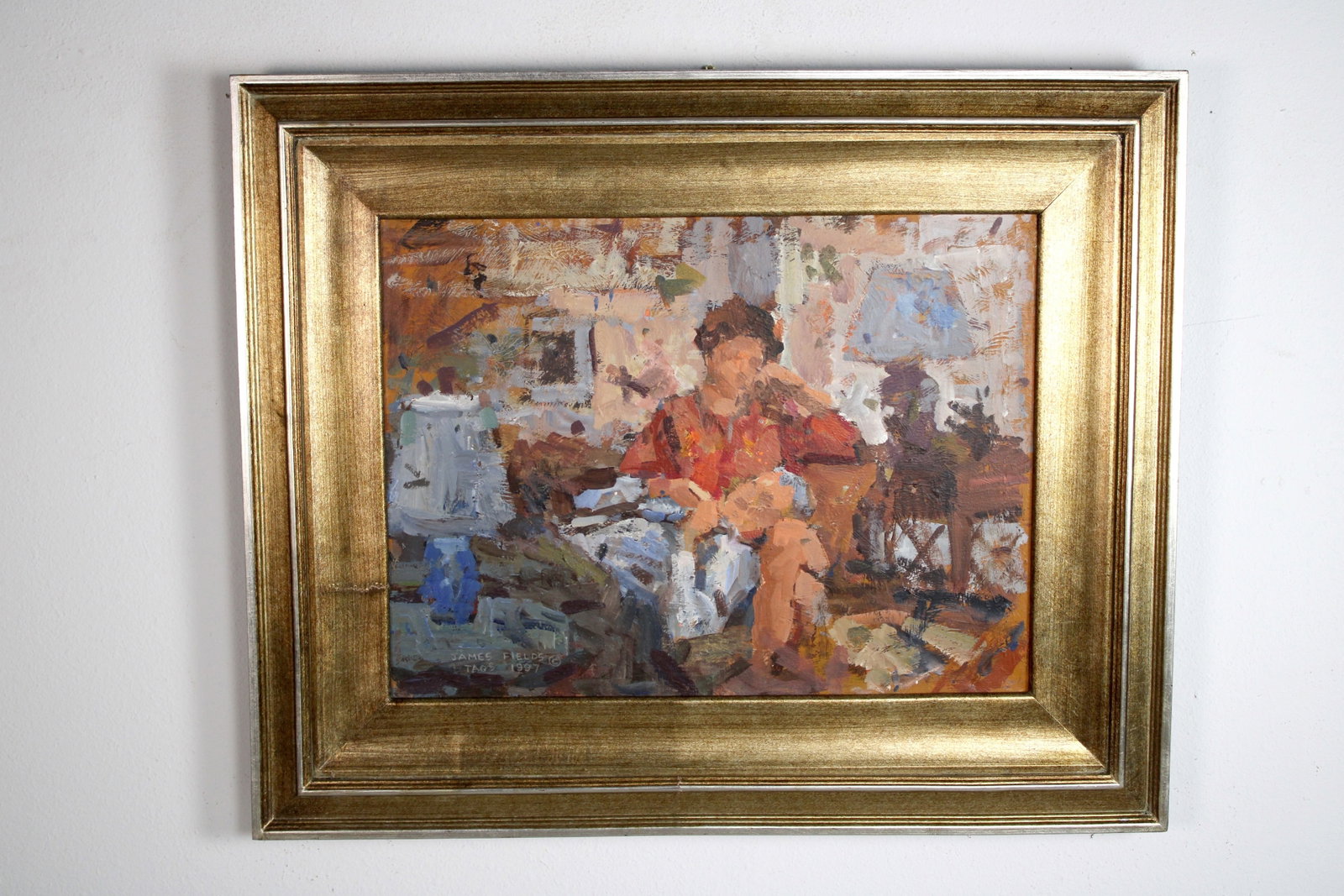 James FIELDS (American) Original Acrylic on Canvas Signed Lower Left, "Late Evening" (1 of 3)