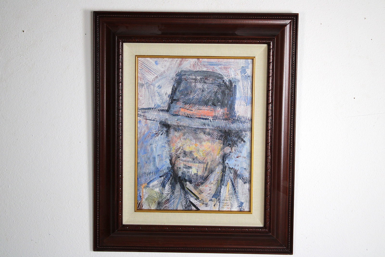 James FIELDS (American) Original Acrylic on Board, Signed Lower Right, "Johnnie" (1 of 3)