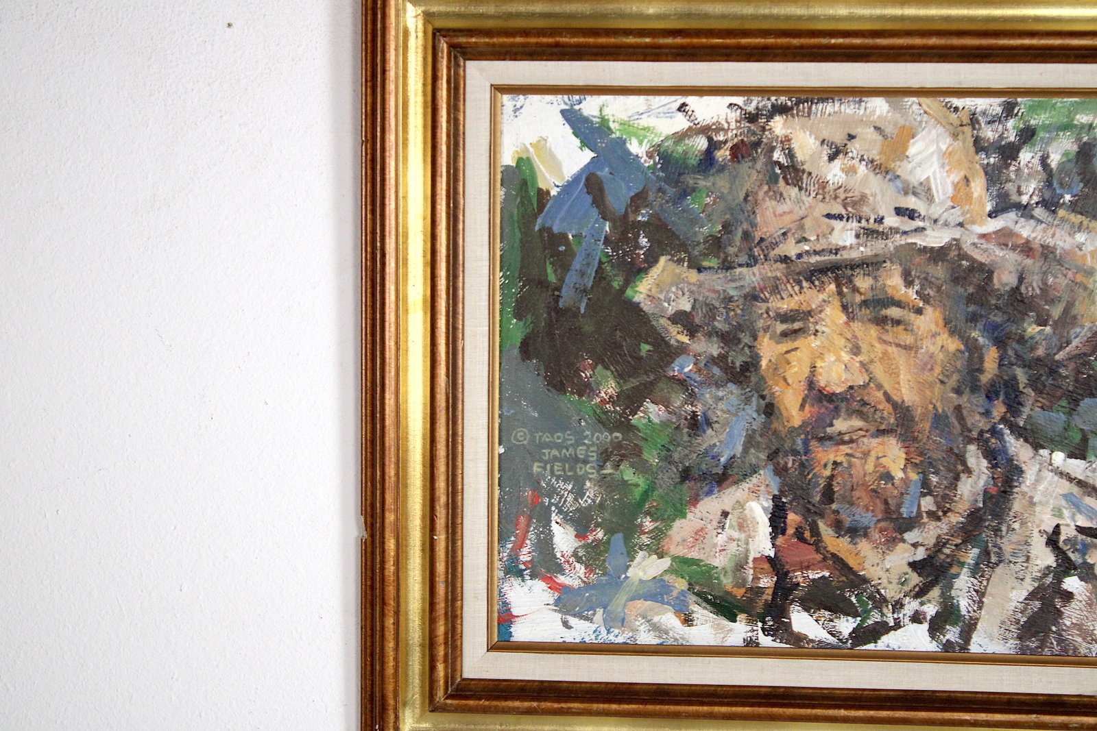 James FIELDS (American) Original Acrylic on Board, Signed Lower Left, Untitled (1 of 3)