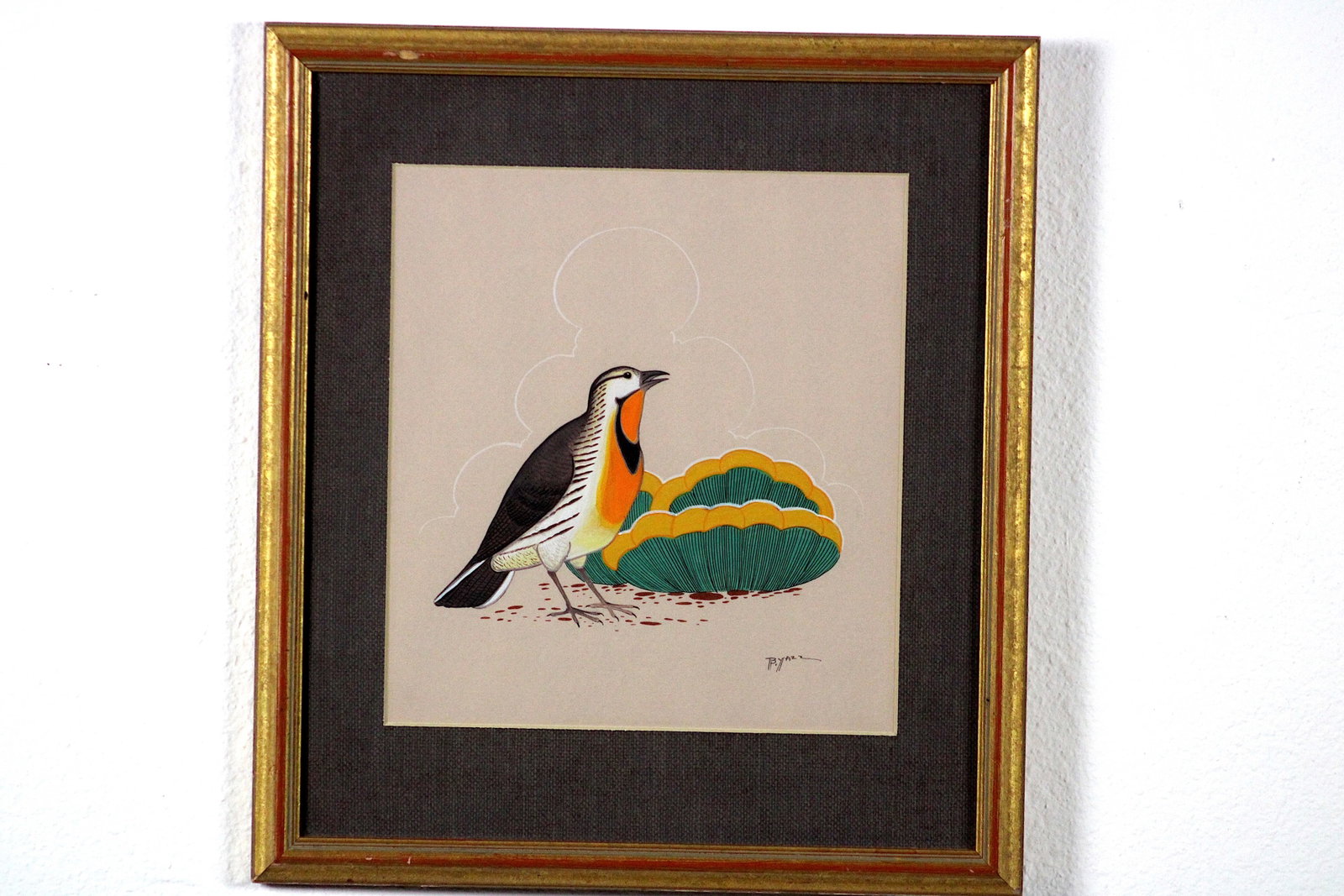 Beatien Yazz Navajo Meadowlark Chamisa Painting (1 of 5)