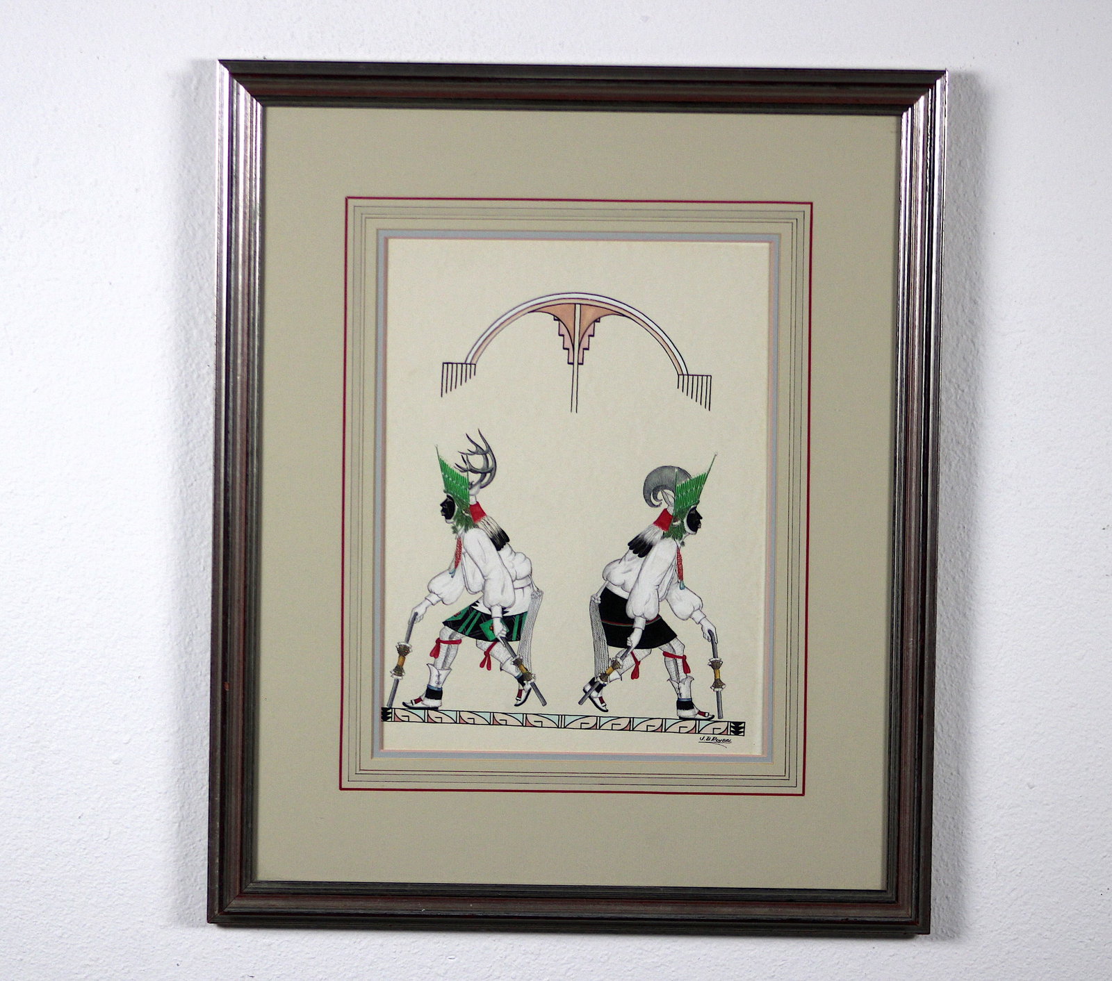 J.D. Roybal San Ildefonso Deer & Sheep Dancers (1 of 5)