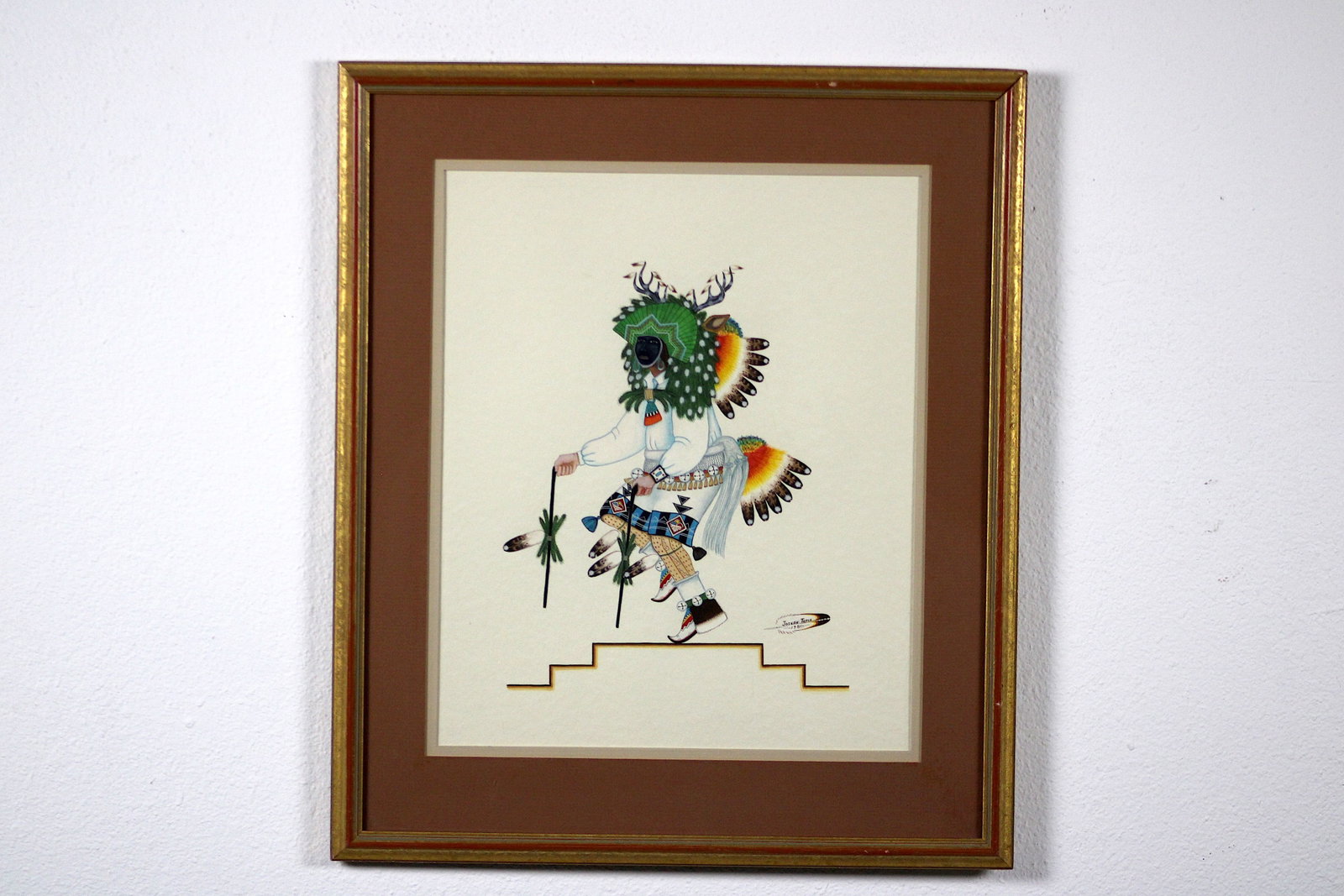 Joseph Tapia Tesuque Pueblo Deer Dancer 1981 (1 of 6)