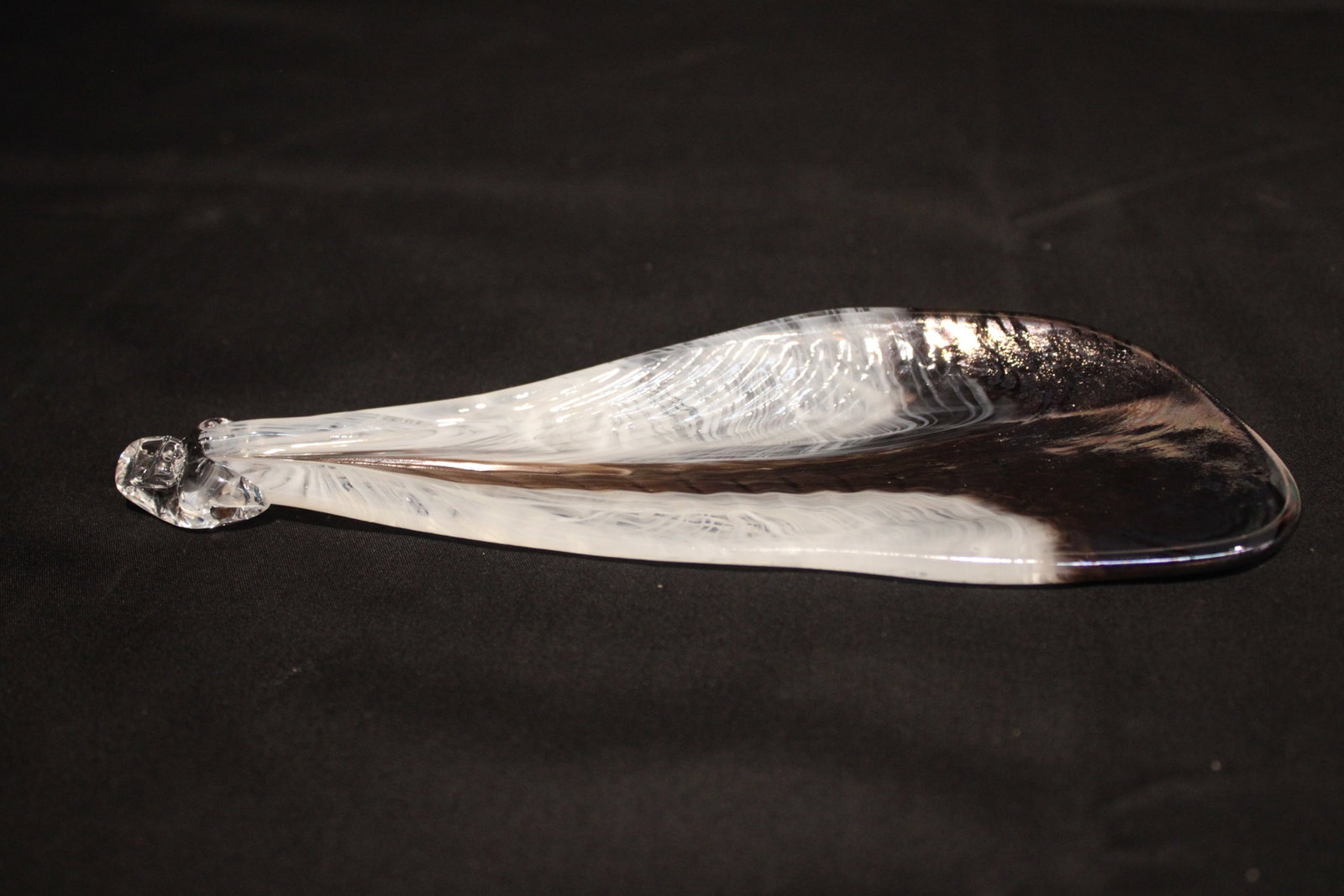 Ira Lujan Taos Pueblo Glass Eagle Feather Med. (1 of 3)