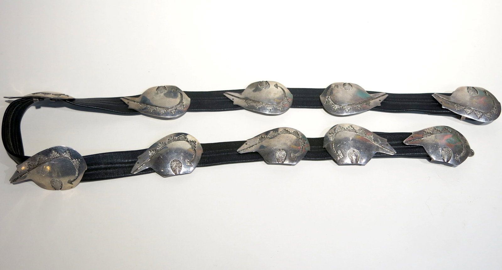 Southwestern Sterling 10-Concho Bear Belt (1 of 9)