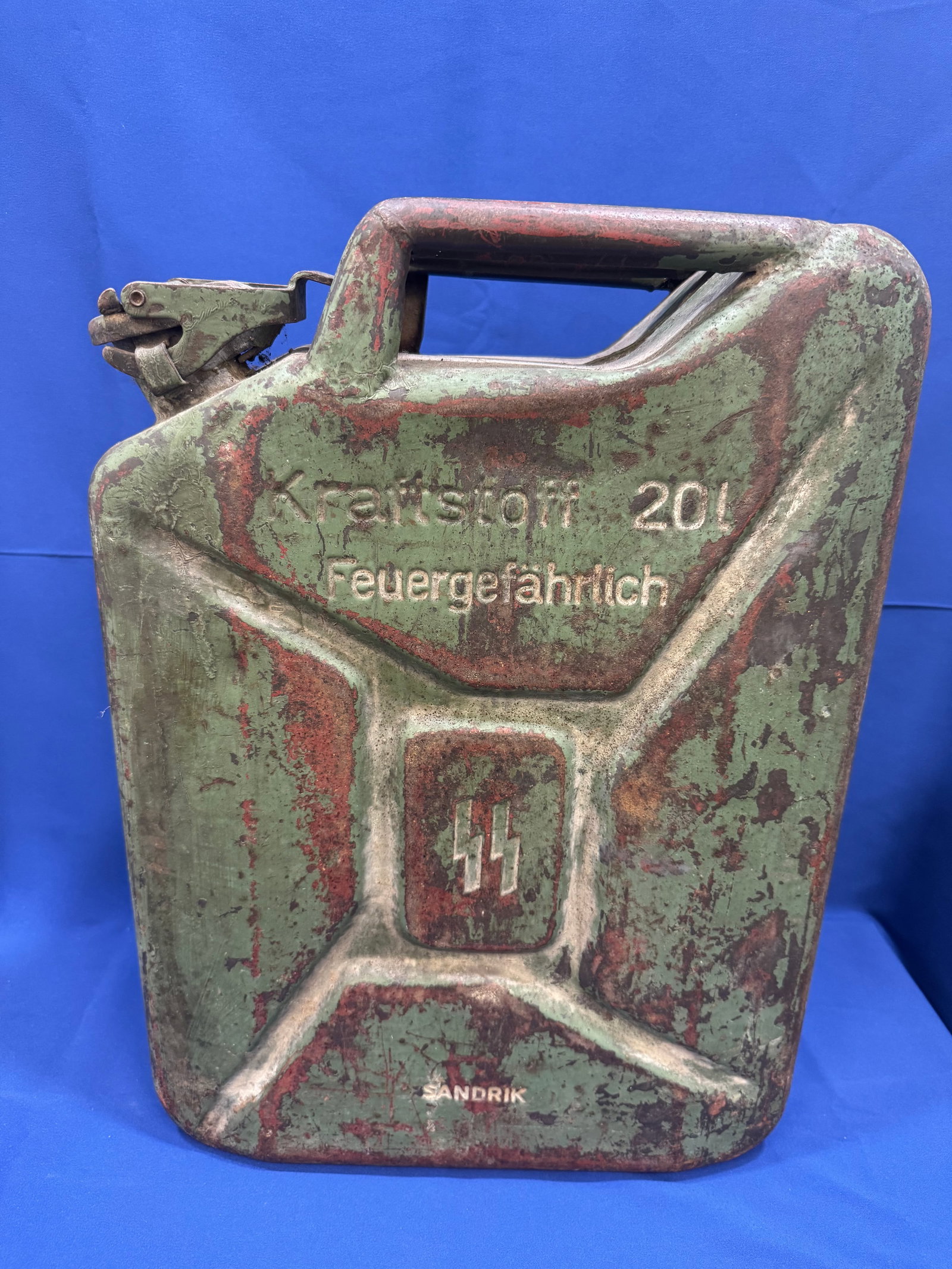 WW2 German SS Gas Can: WW2 German SS Gas Can