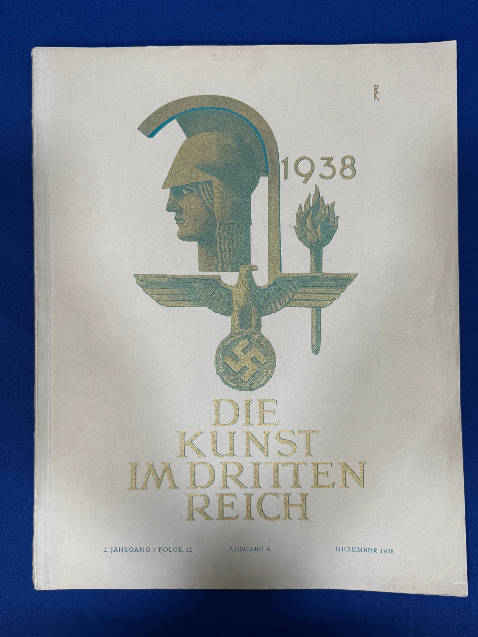 WW2 German - DIE KUNST IM DEUTSCHEN REICH December 1938 – Art in The German Reich: DIE KUNST IM DEUTSCHEN REICH December 1938 – Art in The German Reich