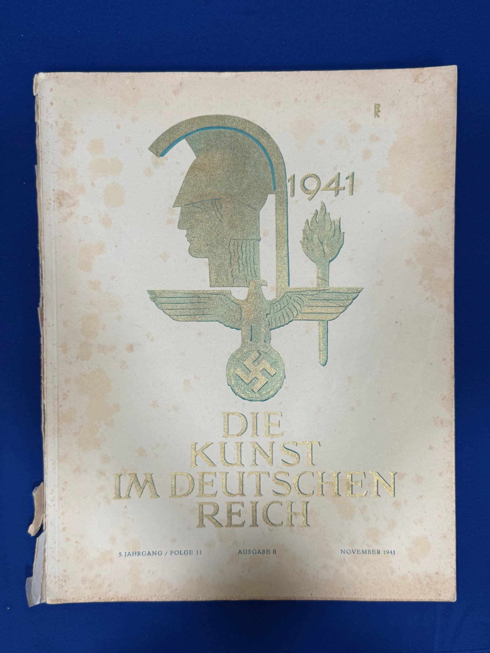 WW2 German - DIE KUNST IM DEUTSCHEN REICH November 1941 – Art in The German Reich: DIE KUNST IM DEUTSCHEN REICH November 1941 – Art in The German Reich