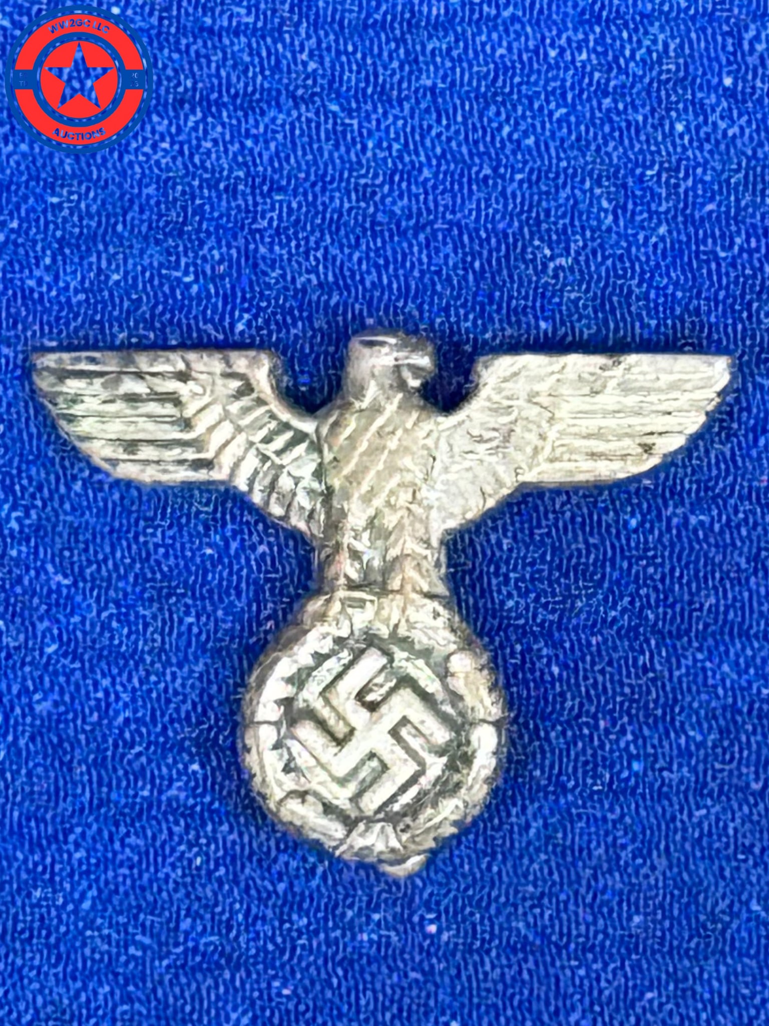 Ww2 German Political Lapel Pin: Ww2 German Nazi Political Lapel Pin RZM m1/72