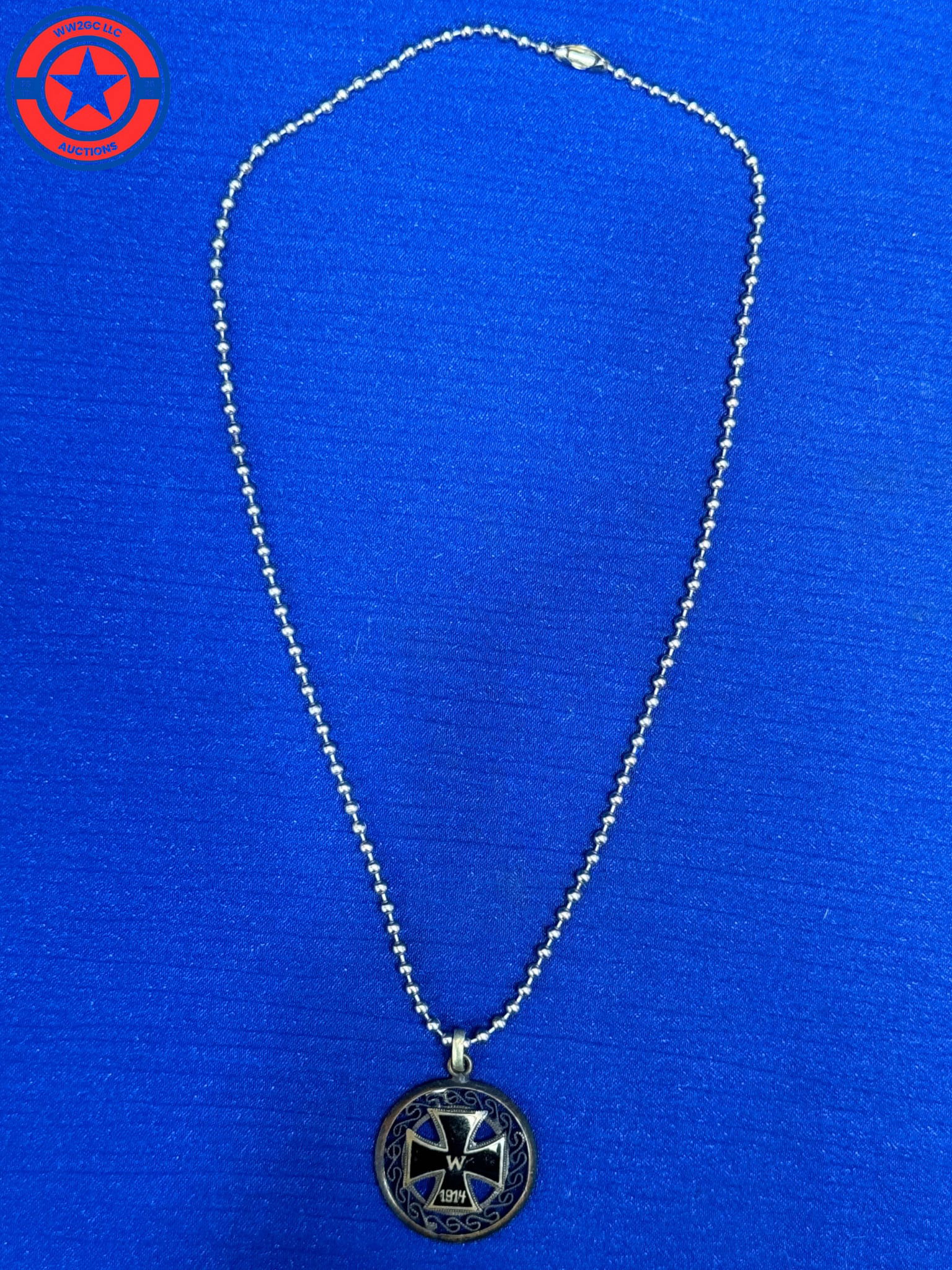 WW1 patriotic Iron Cross 1914 Pendant (1 of 4)