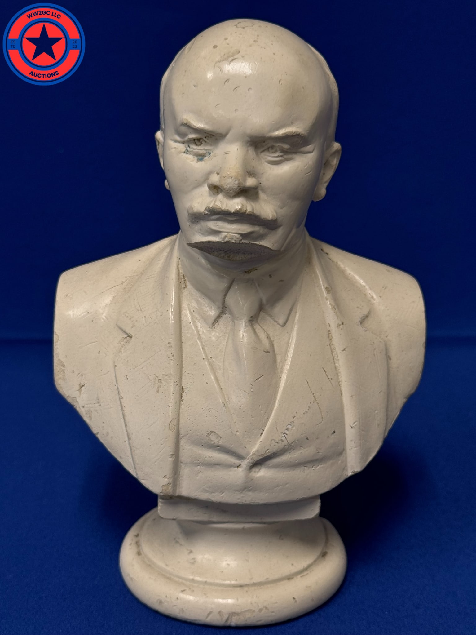 Bust of Lenin Plaster, Ulyanov Lenin, USSR: Bust of Lenin Plaster, Ulyanov Lenin, USSR