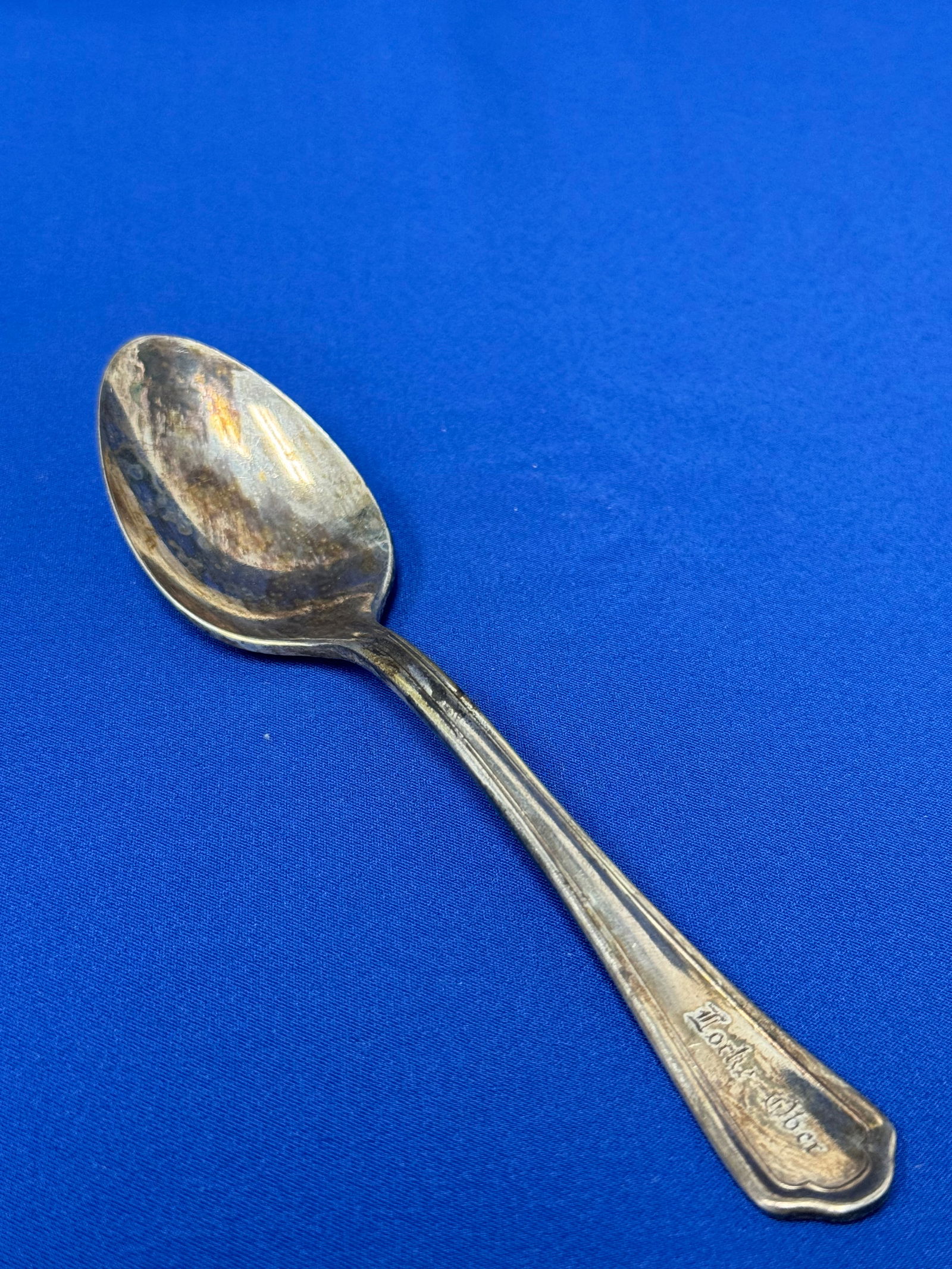 ANTIQUE REED & BARTON STERLING SILVER SPOON (1 of 4)