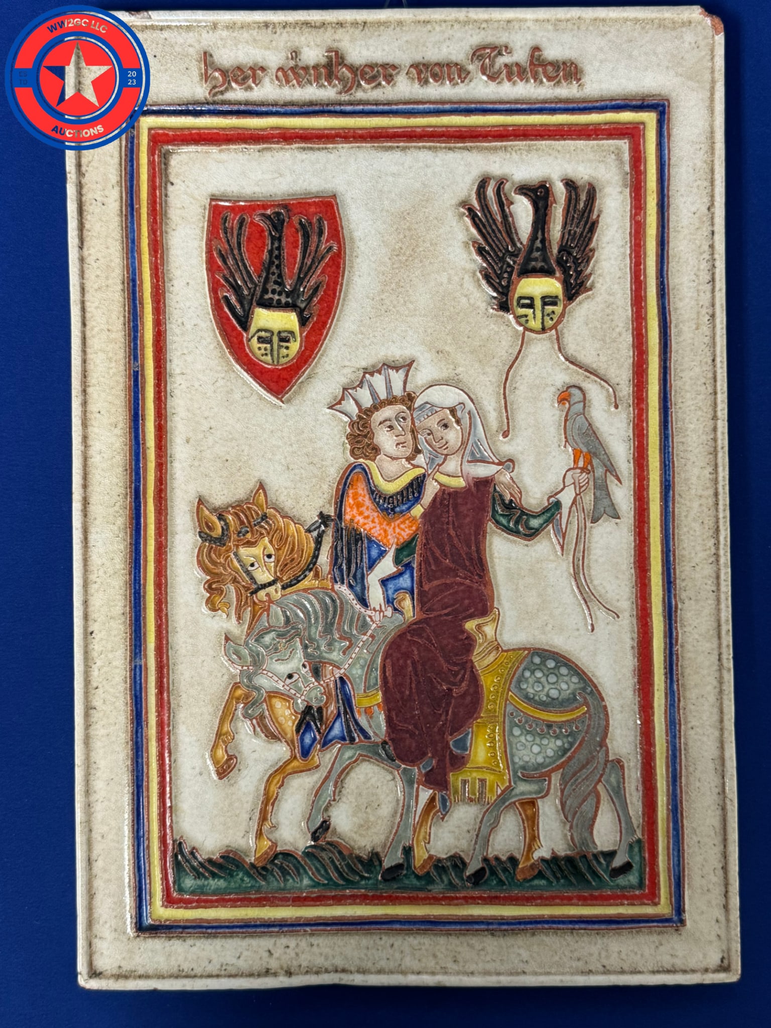 Art of Gothic illumination - The Lovers (14th century) - Codex Manesse: Art of Gothic illumination - The Lovers (14th century) - Codex Manesse