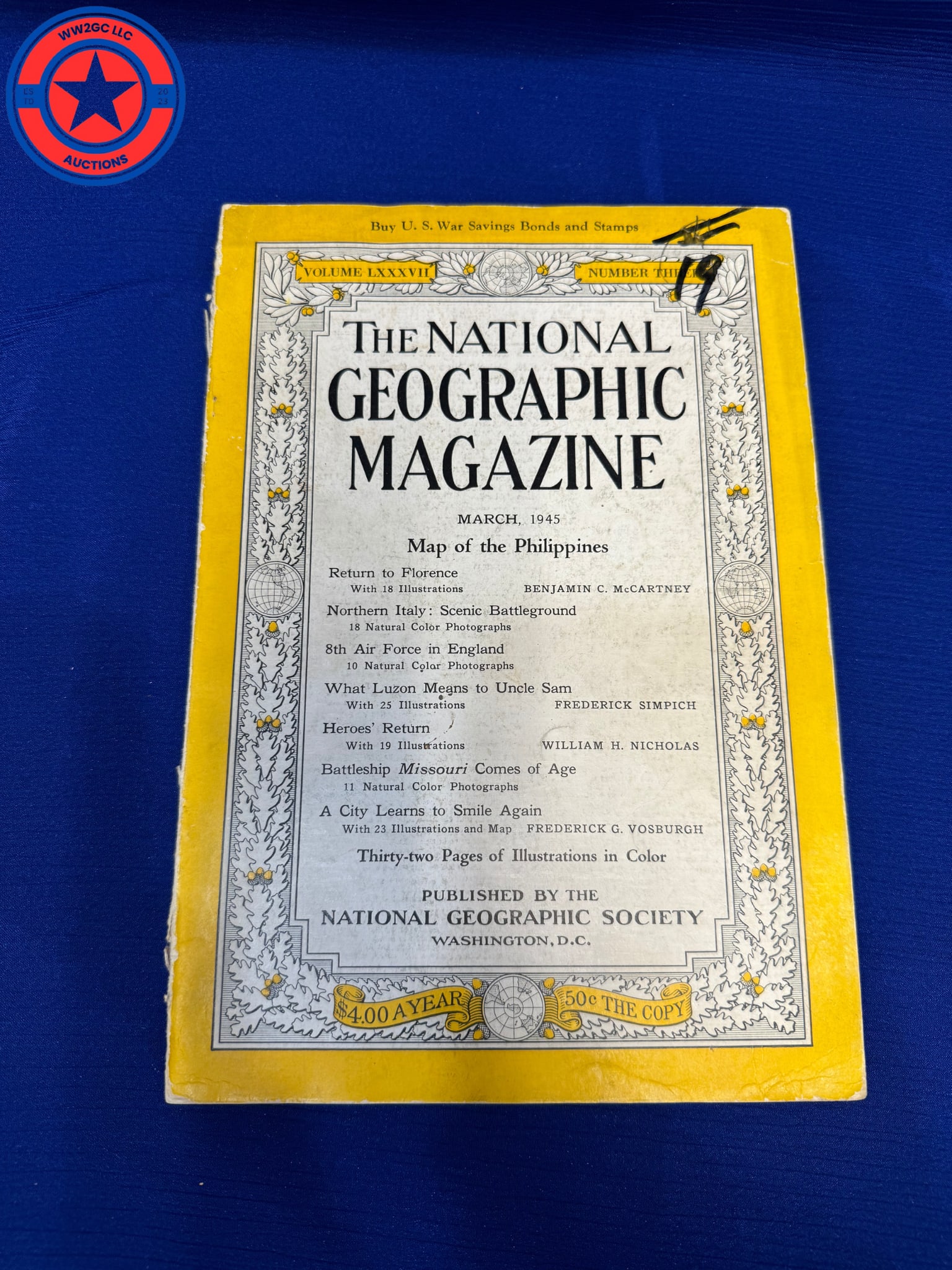 THE NATIONAL GEOGRAPHIC MAGAZINE Vol. 87 MARCH 1945: THE NATIONAL GEOGRAPHIC MAGAZINE Vol. 87 MARCH 1945