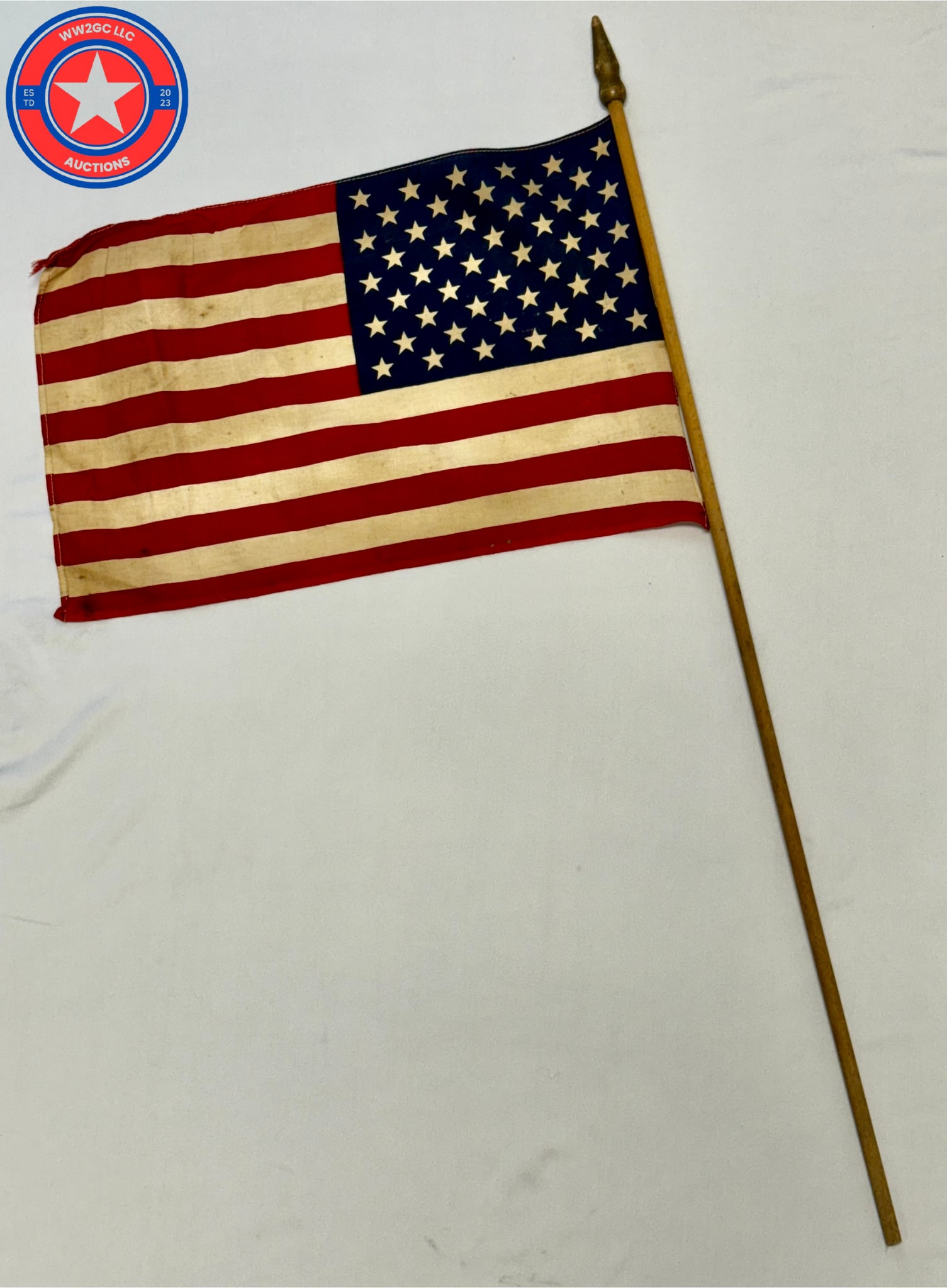 WW2 48 STAR US AMERICAN FLAG (1 of 3)