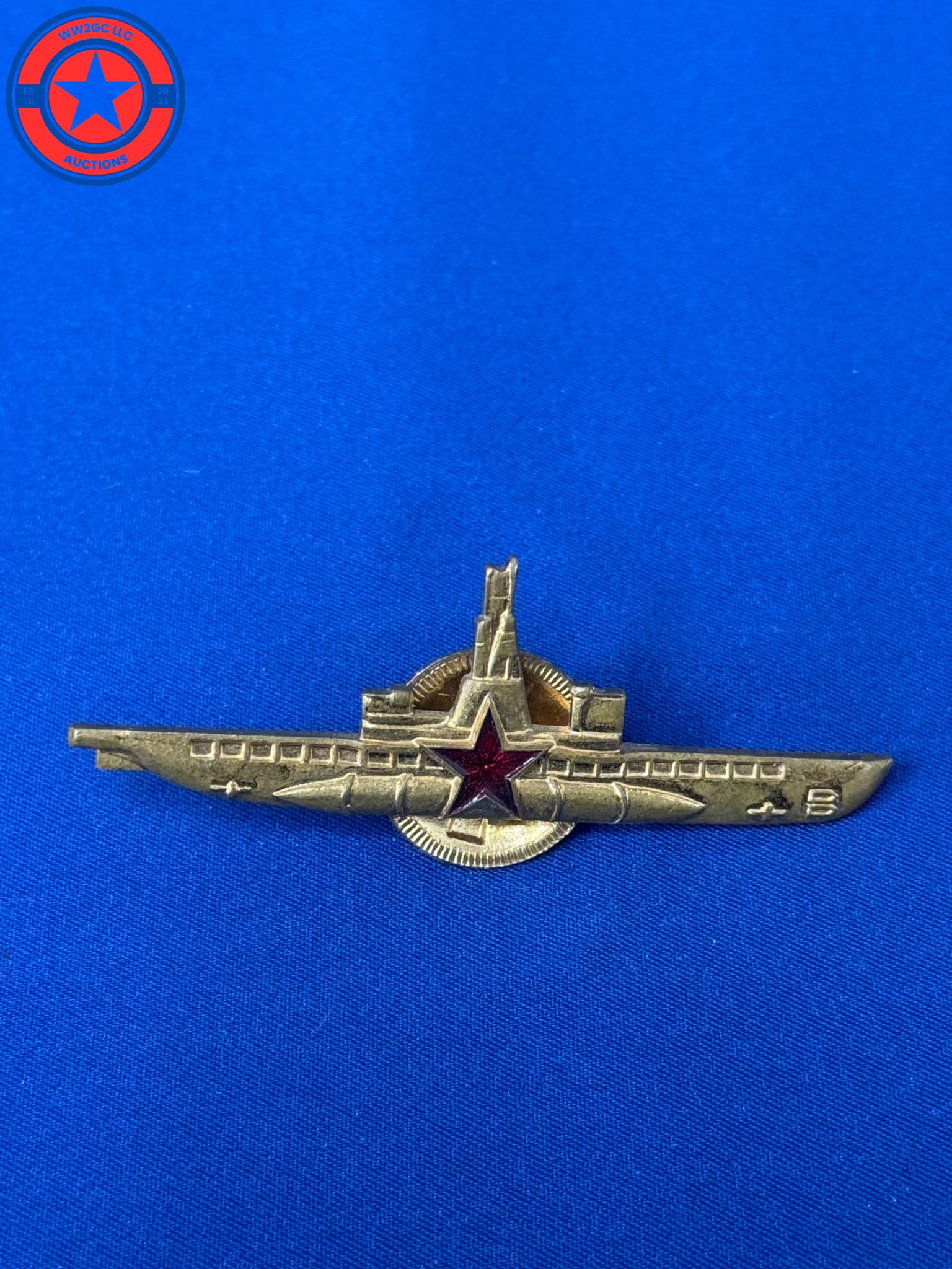 Submarine Commander Original Soviet Badge of the Soviet Navy (1 of 2)