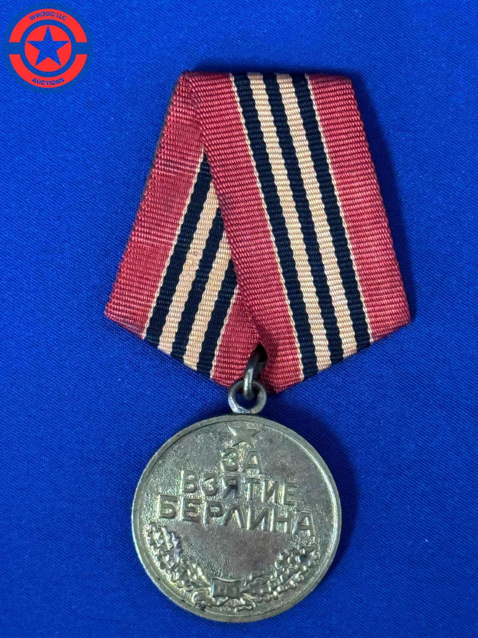 USSR Soviet Russia Medal Berlin "For the Capture of Berlin: USSR Soviet Russia Medal Berlin "For the Capture of Berlin