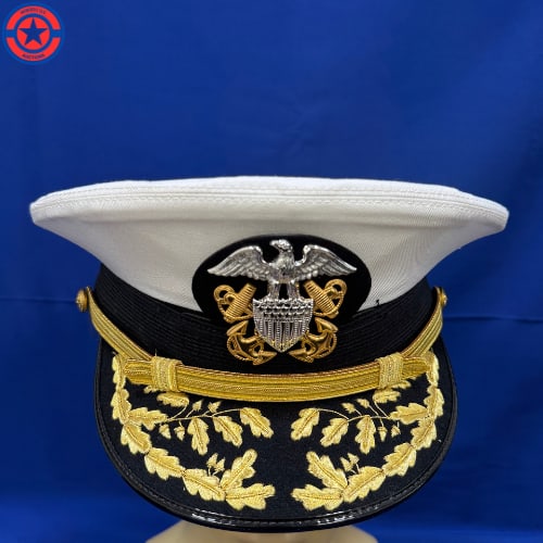 WWll US Navy Officer Hat , US Navy Admiral Cap (1 of 3)