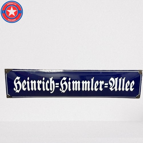 Heinrich Himmler Street Sign (1 of 2)