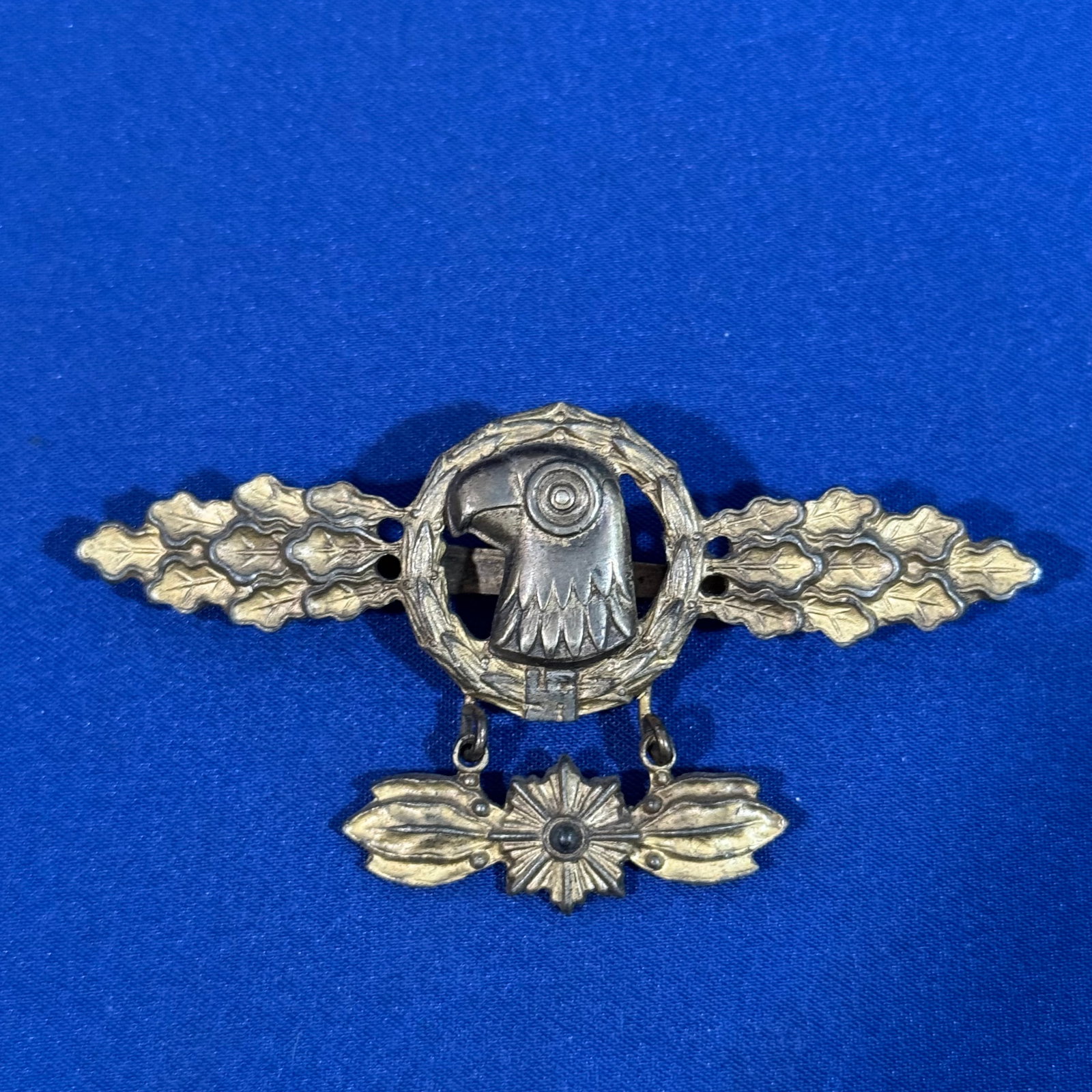 WW2 German Luftwaffe Recon Flight Bar With Pendant: WW2 GermanLuftwaffe Recon Flight Bar With Pendant