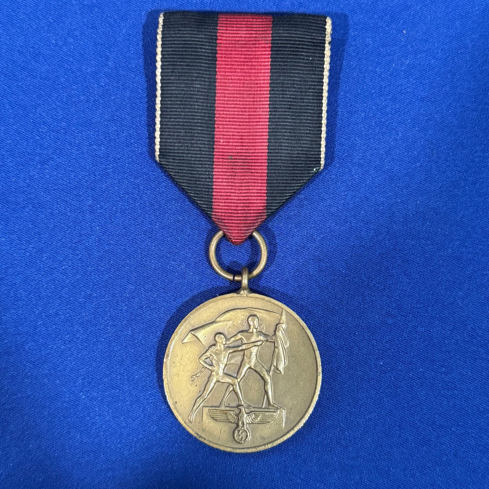 WW2 German Czech annexation 1938 Anschluss Medal: WW2 German Czech annexation 1938 Anschluss Medal