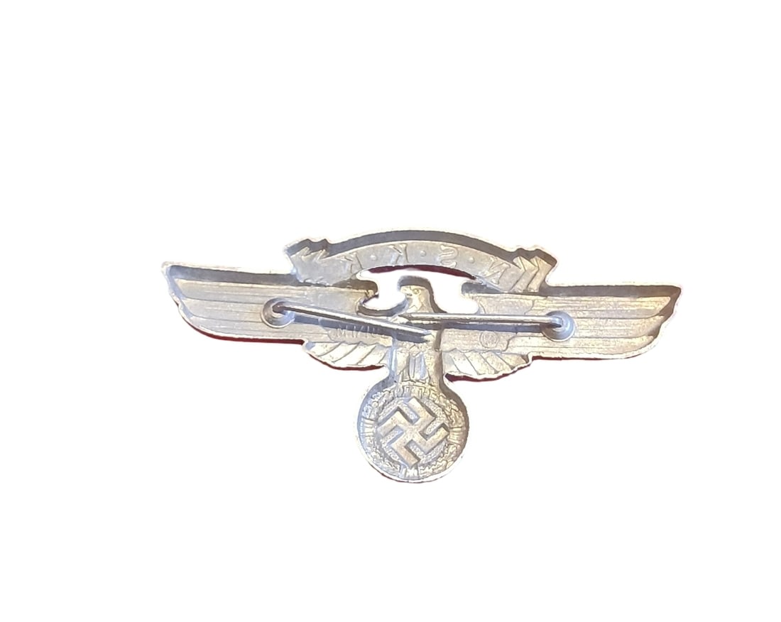 WW2 German Third Reich Nskk Kapi Or Visor Eagle - 2
